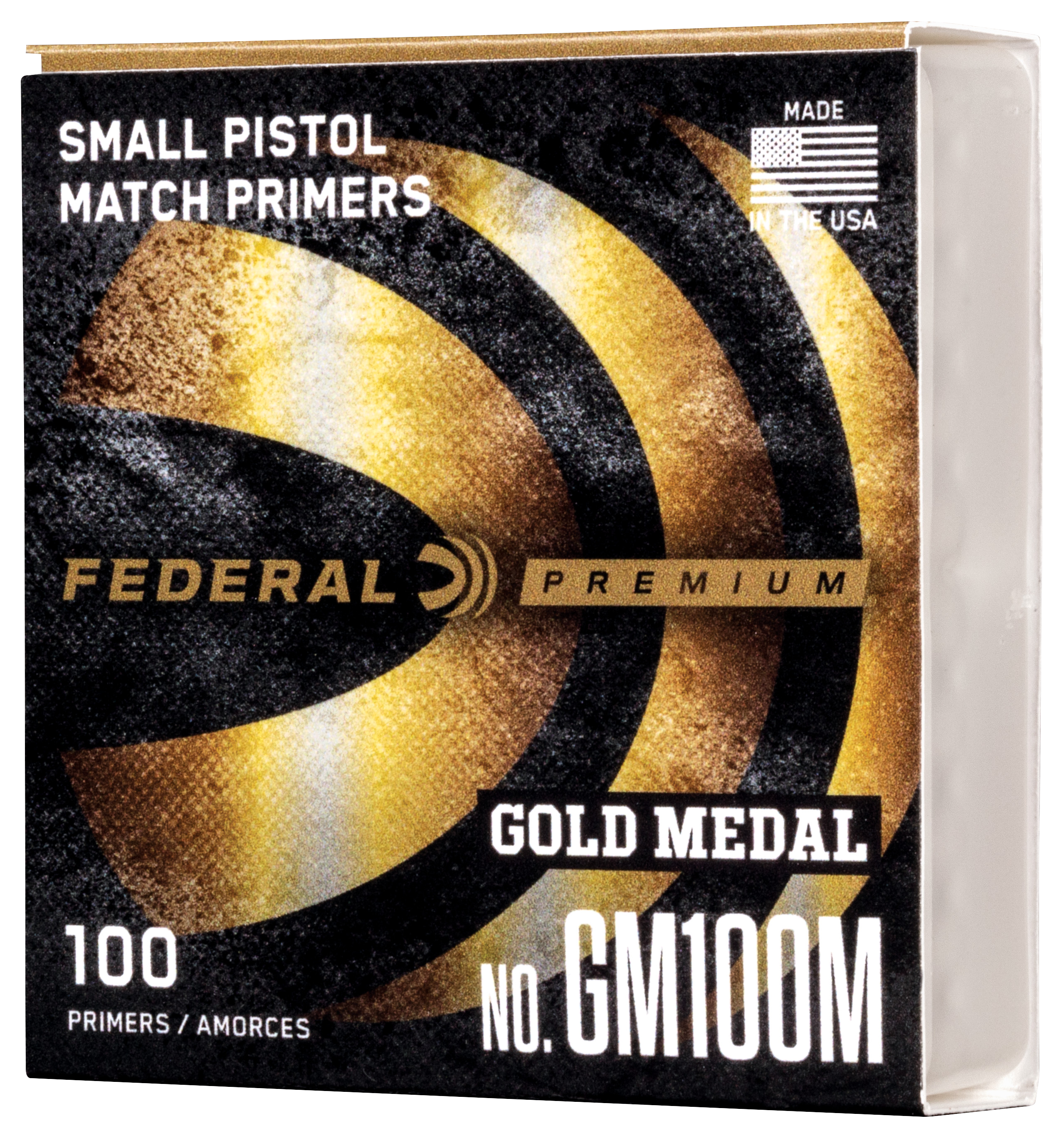 Federal Premium Gold Medal Match Small Pistol Primers - 100 - 100 pack - Federal