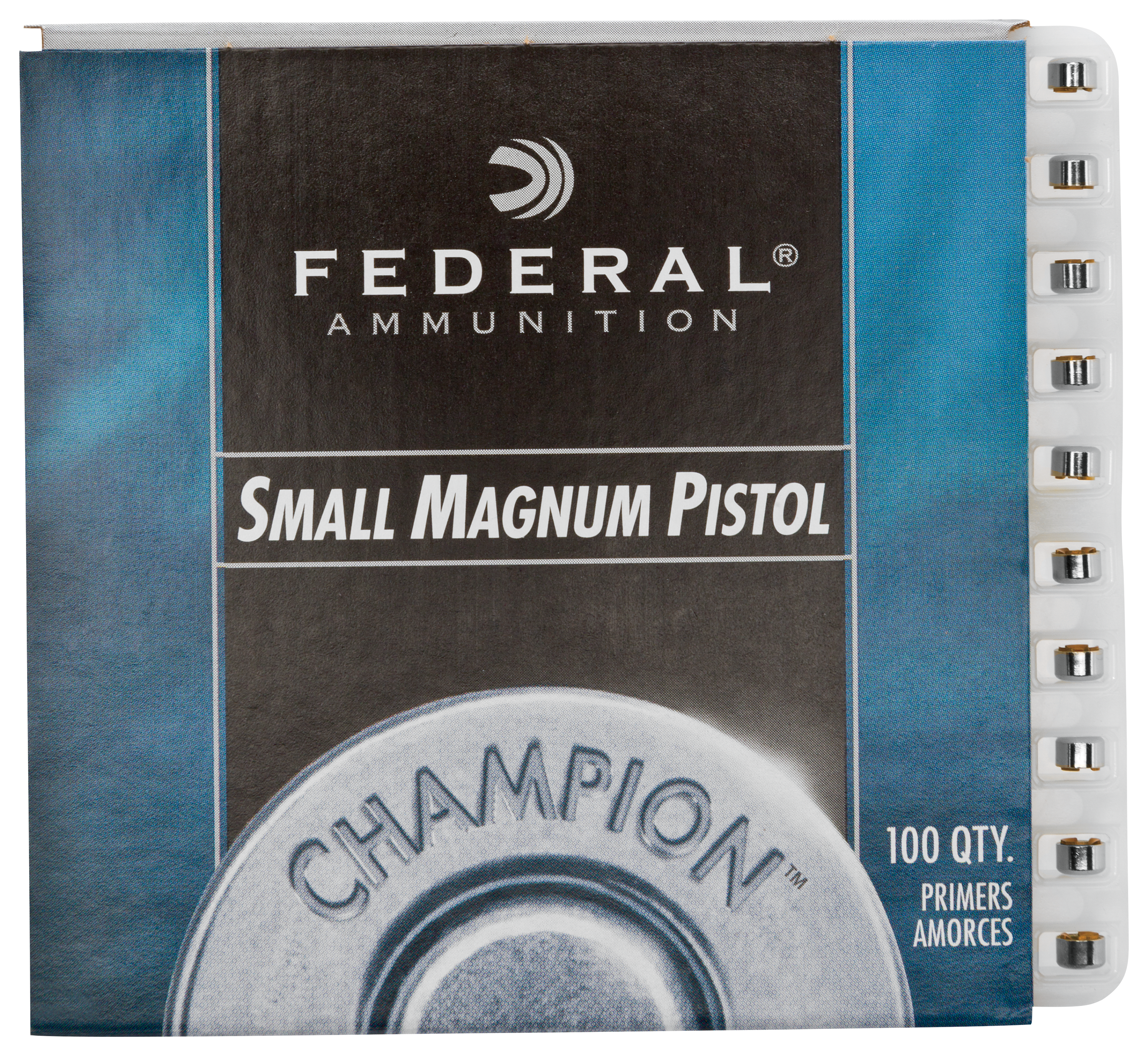 Federal Champion Small Pistol Magnum Centerfire Primers - 200 - 100 - Federal