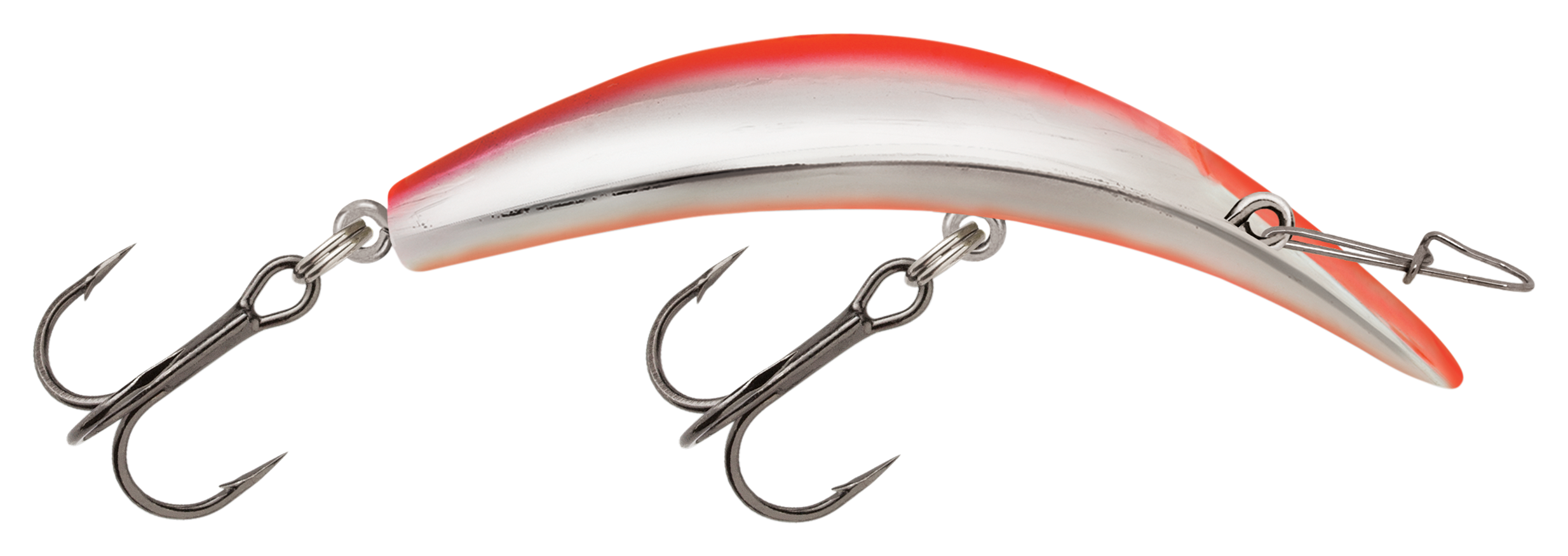 Image of Luhr Jensen Kwikfish X Series - 3-3/8″ - Silver/Fluorescent Red Belly &Back