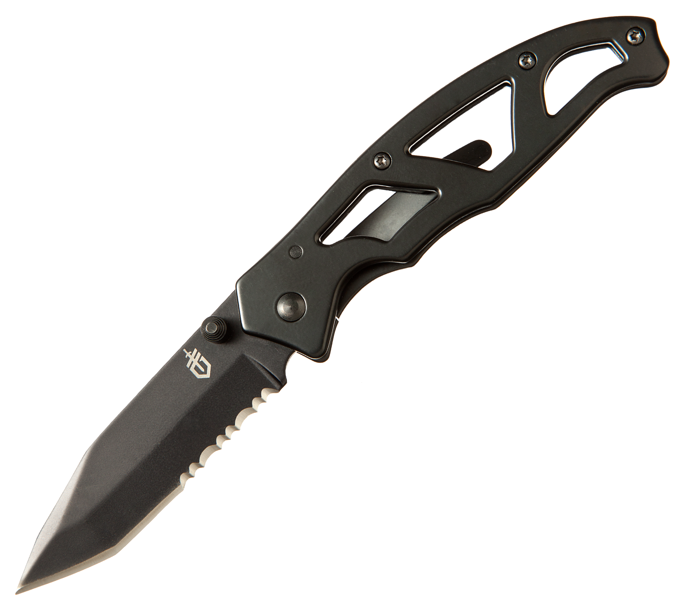 Gerber Paraframe Tanto Folding Lockback Knife - Gerber