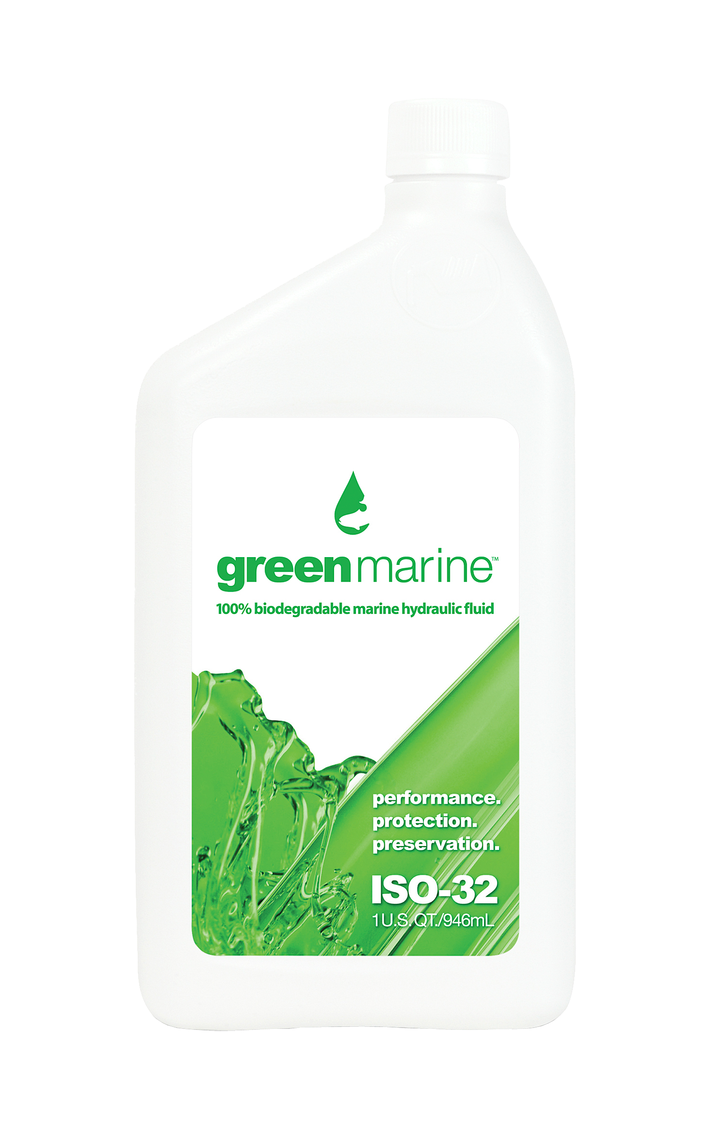 Green Marine 100% Biodegradable Hydraulic Fluid - Quart