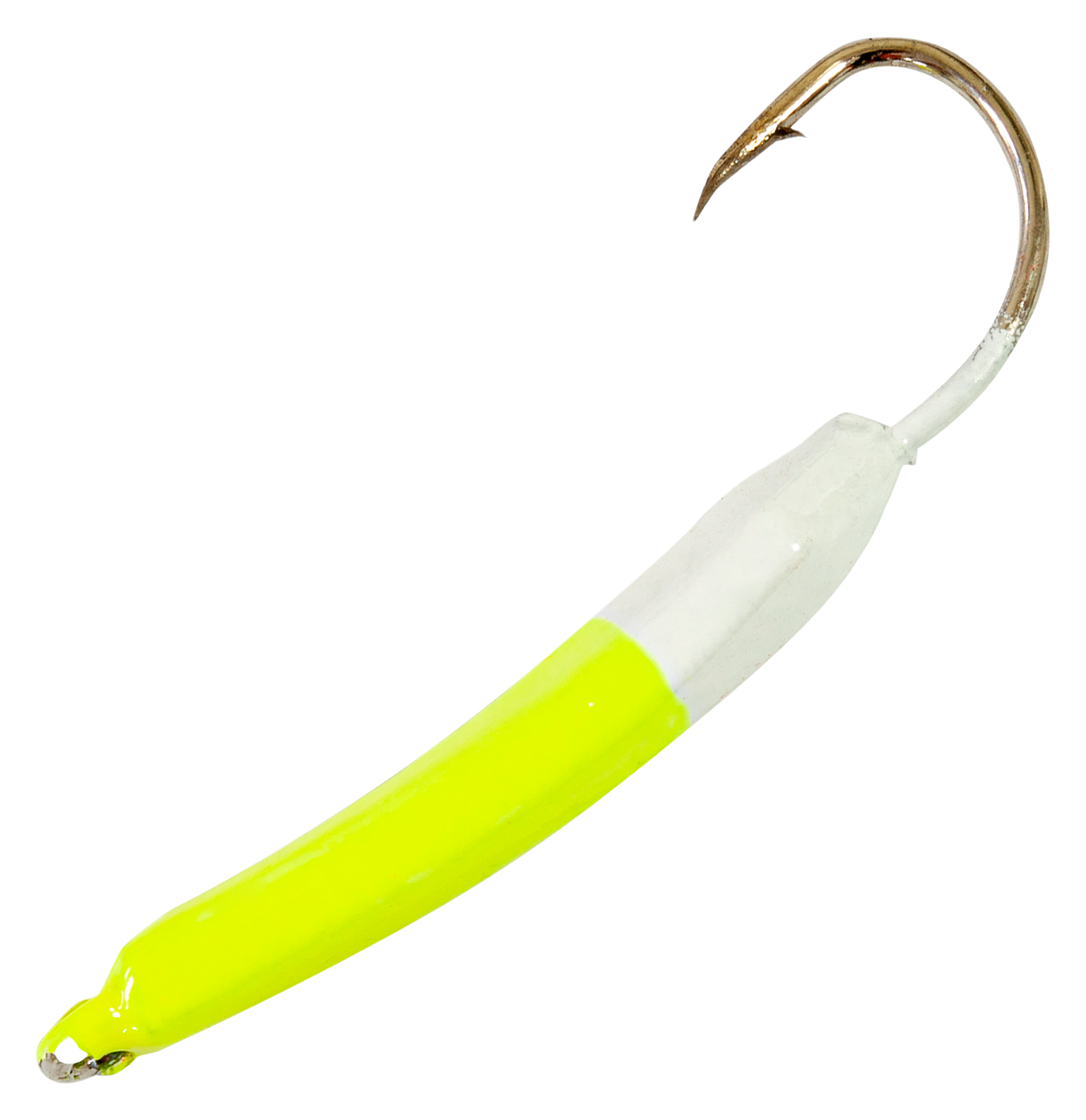 Buccaneer Bait Wiggler Jig - 2-1/8 - Chartreuse/White