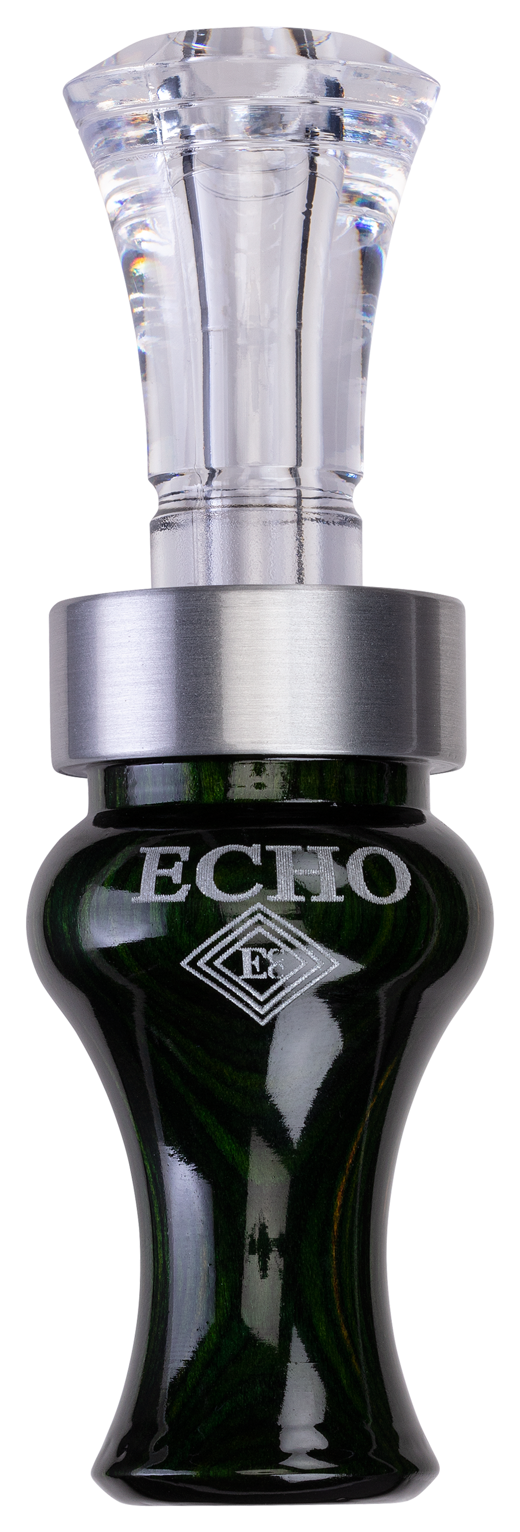 Echo Calls DymondWood/Poly Timber Duck Call - Green Diamondwood - Echo Calls