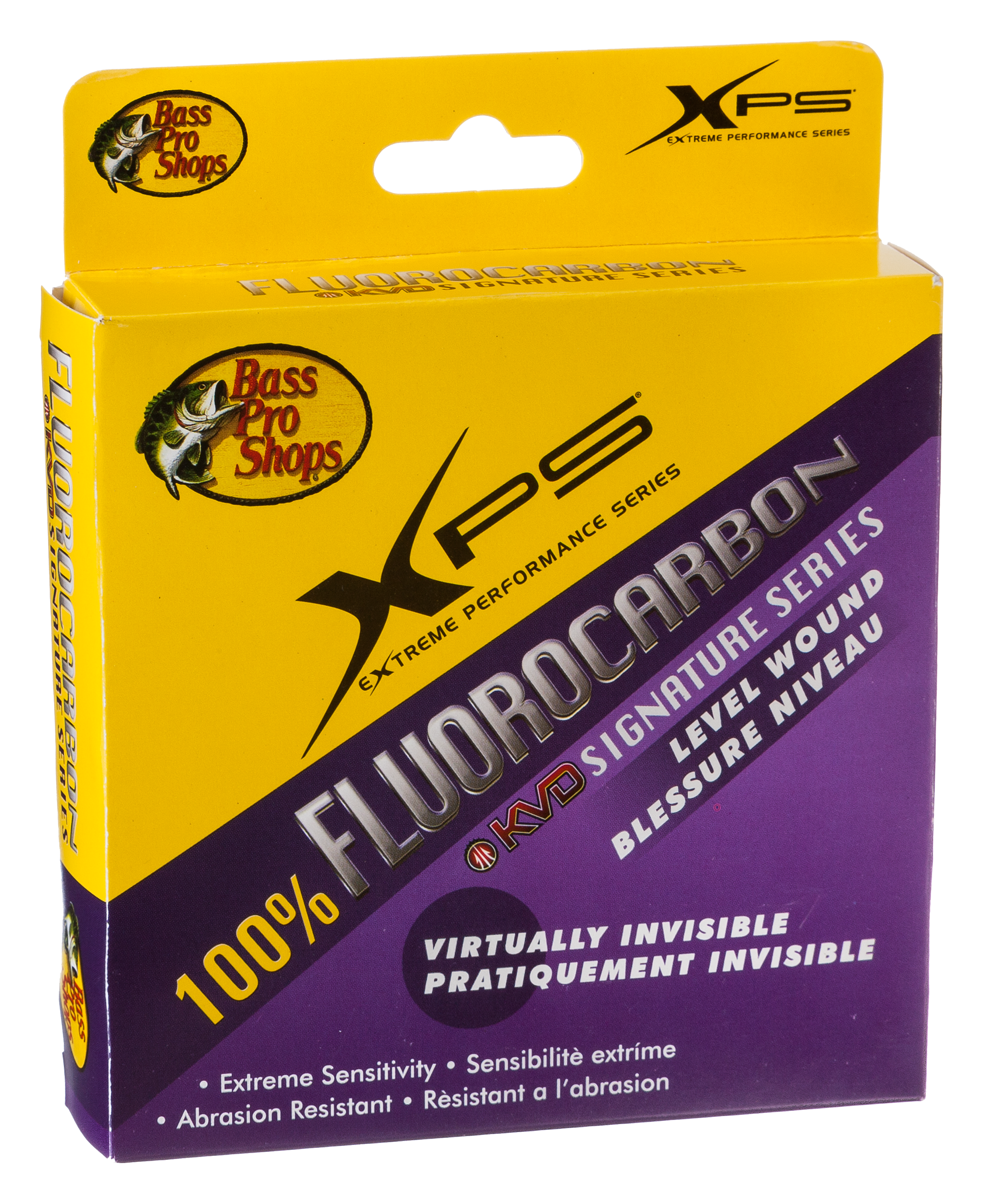 Image of Bass Pro Shops XPS KVD Signature Series 100% Fluorocarbon Fishing Line - 175 Yards - 20 lbs. - .016'