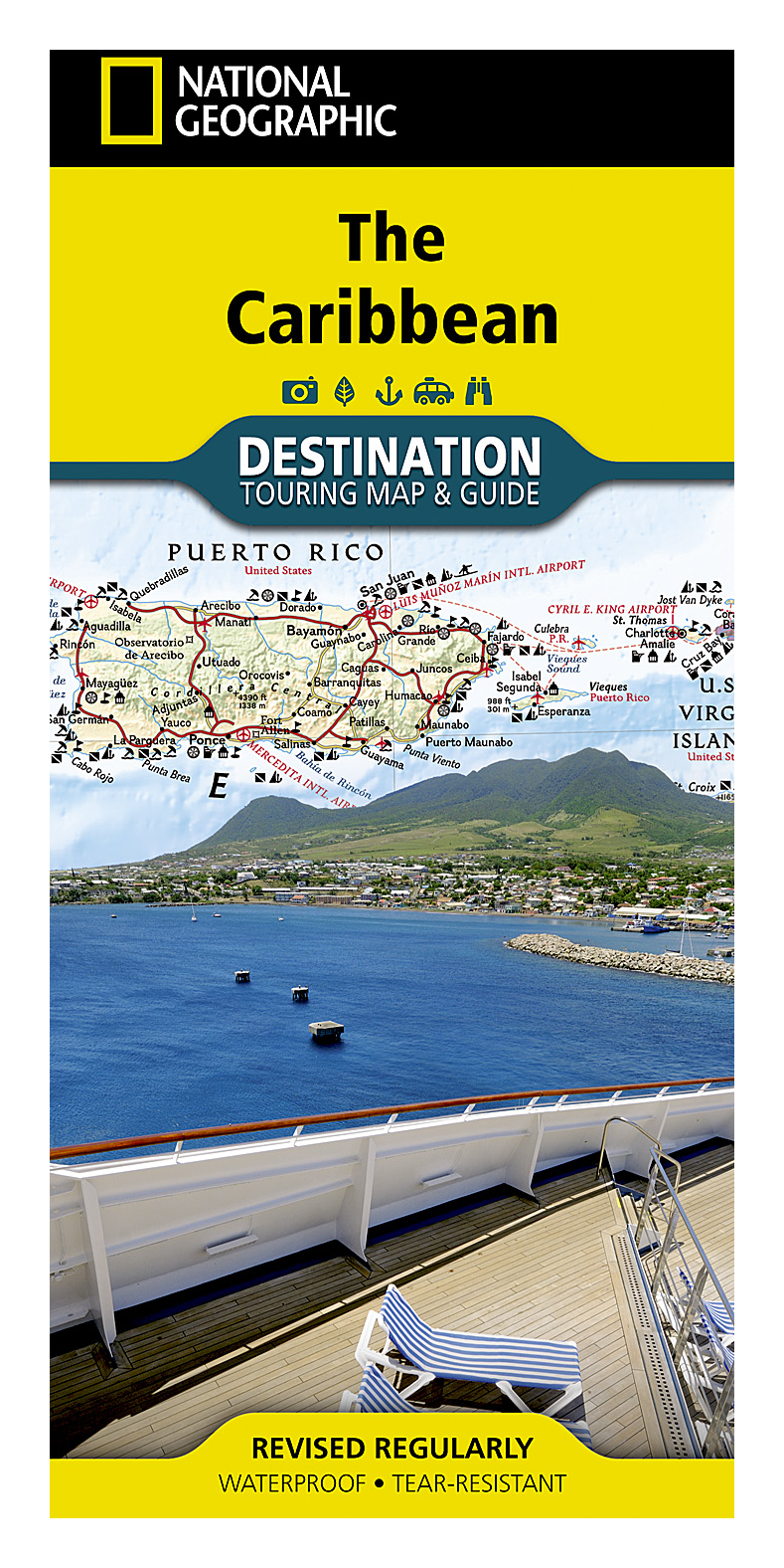 Image of National Geographic Destination Touring Map &Guide Series The Caribbean