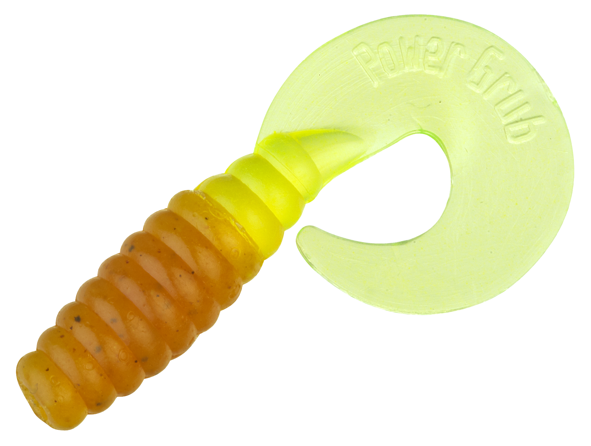 Image of Berkley PowerBait Original Power Grub - 2' - Natural Chartreuse