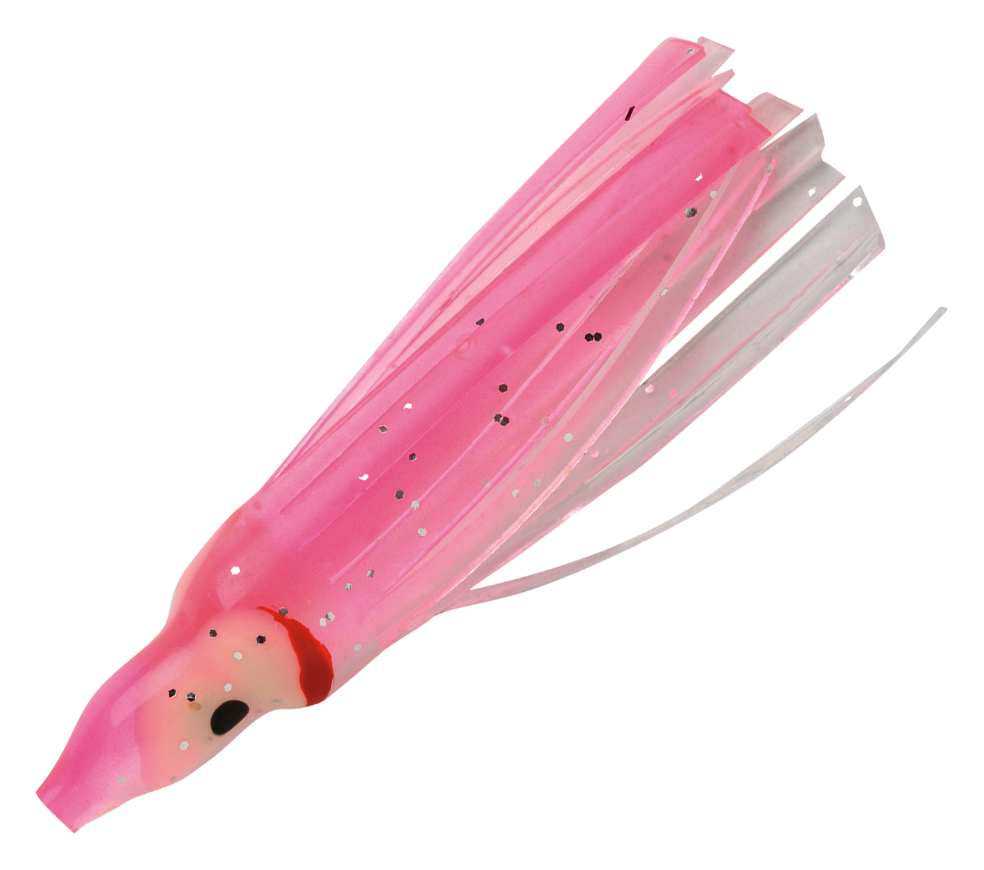 Image of P-Line Mini Sunrise Squid Skirt - Pink/Clear/Silver Flake - 1-1/2″