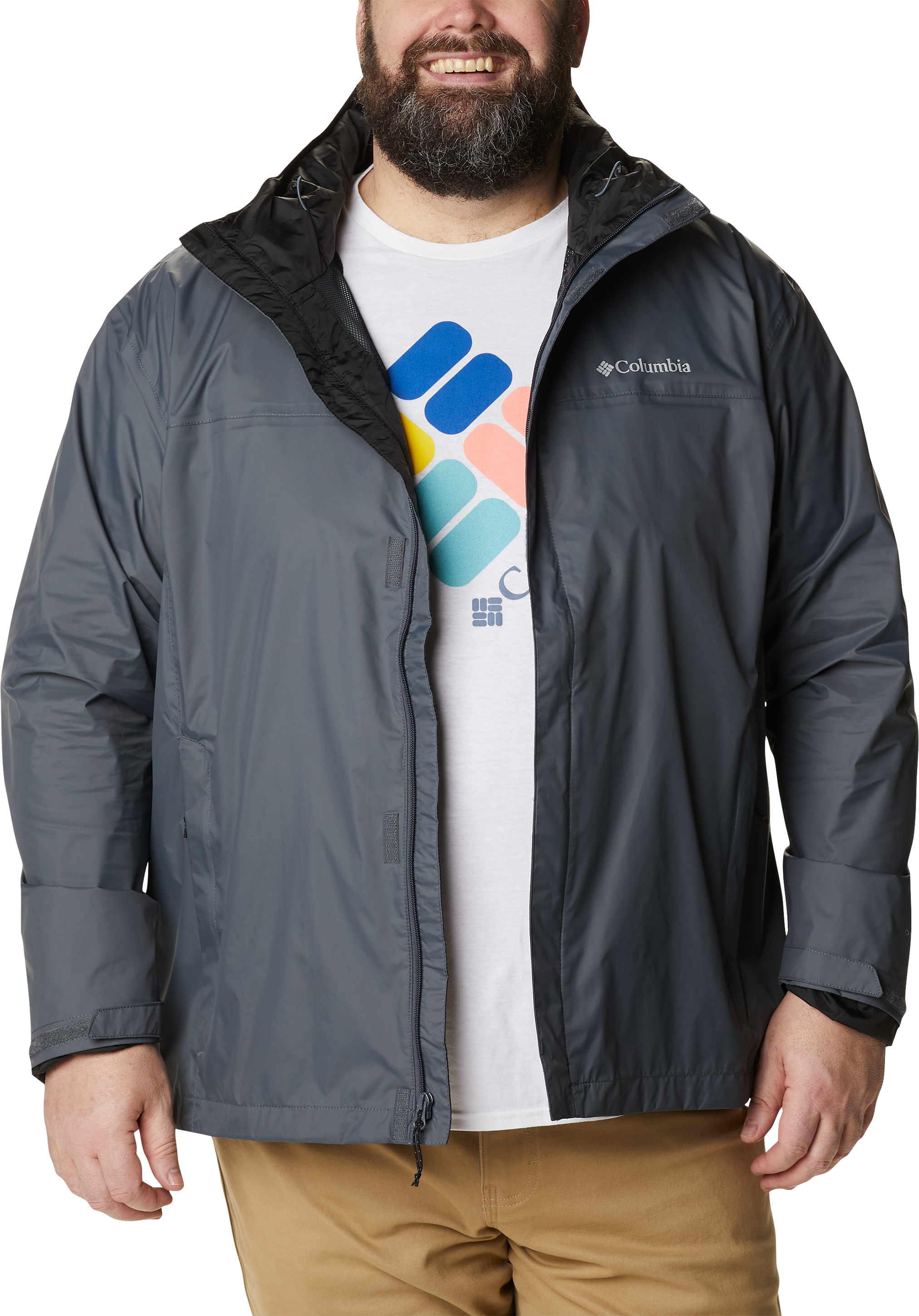 Columbia Watertight II Jacket for Men - Graphite - 4XL