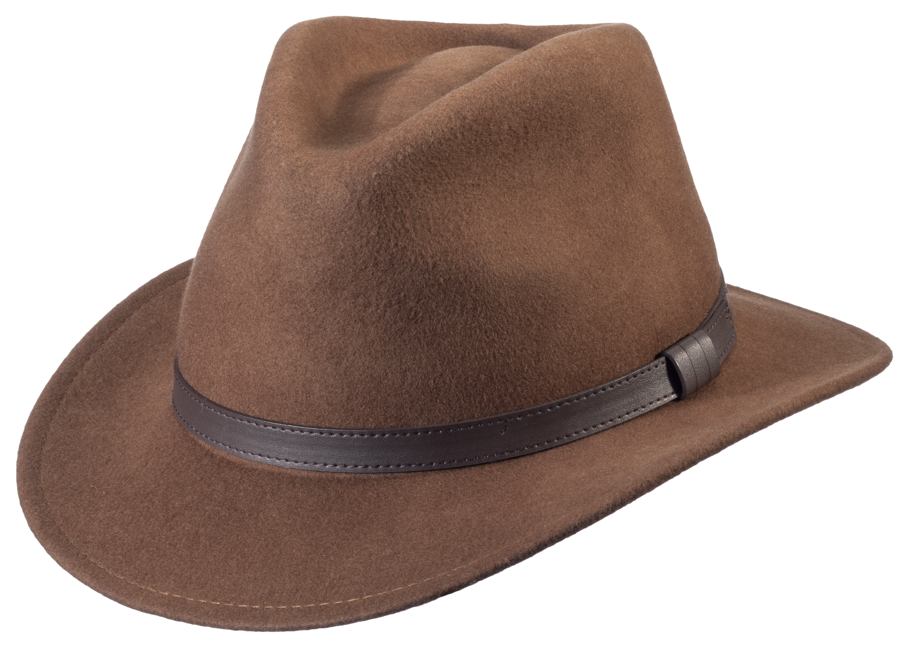 Henschel Blanchard Felt Hat for Men - Pecan - M
