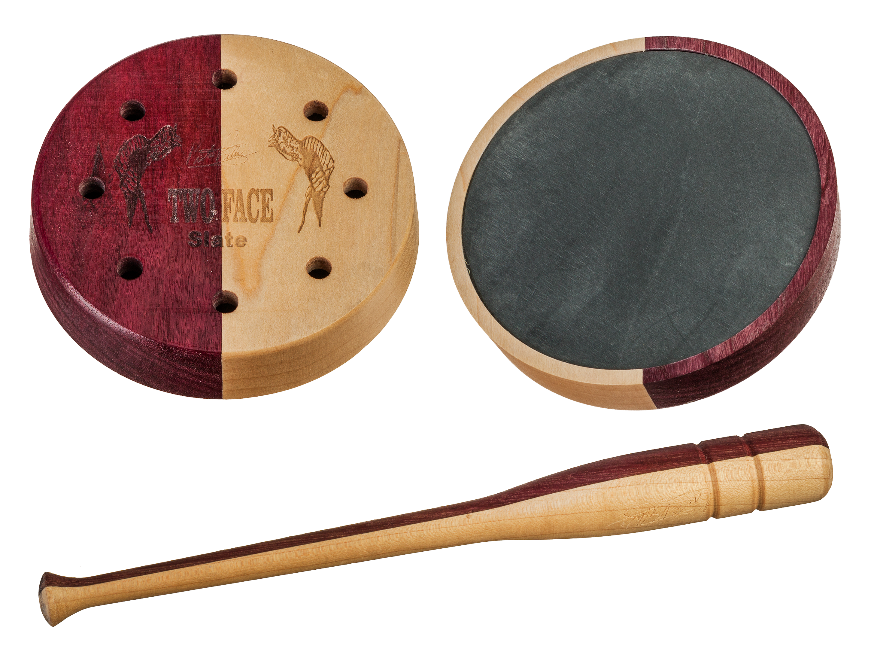 Pittman Game Calls Two-Face Slate Friction Turkey Call