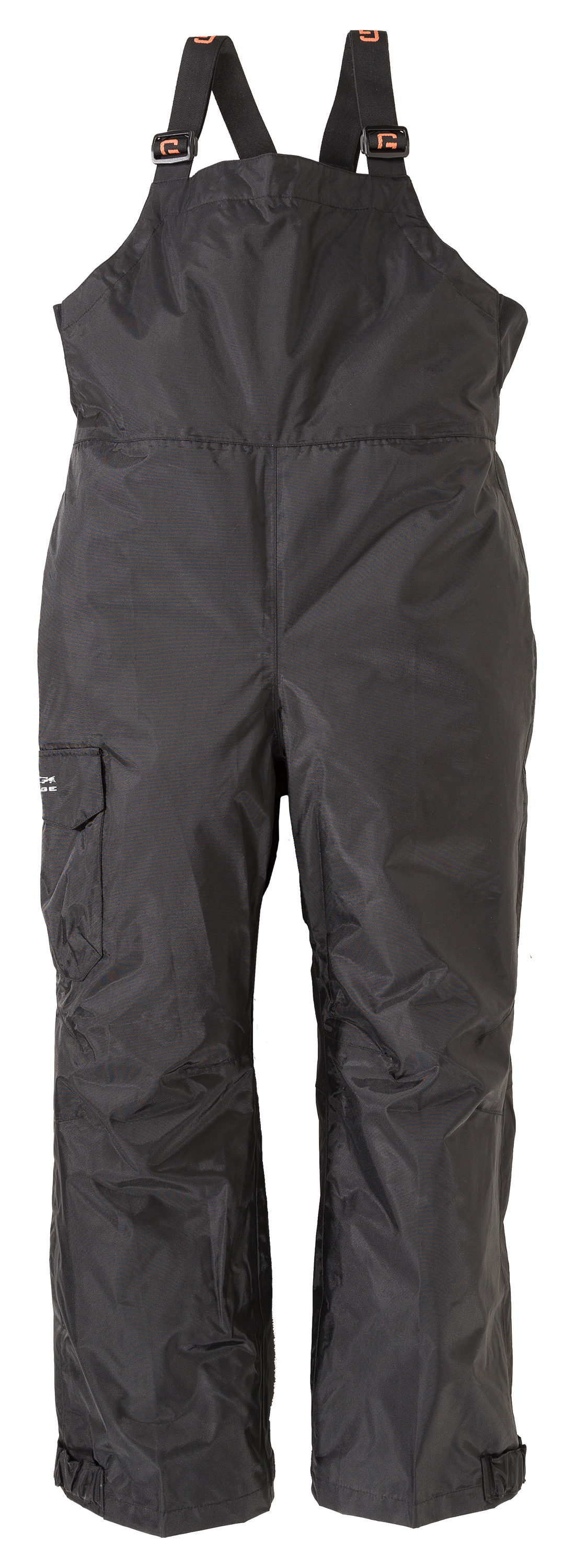 Grundens Gage Weather Watch Rain Bib Trousers for Men - Black - 3XL
