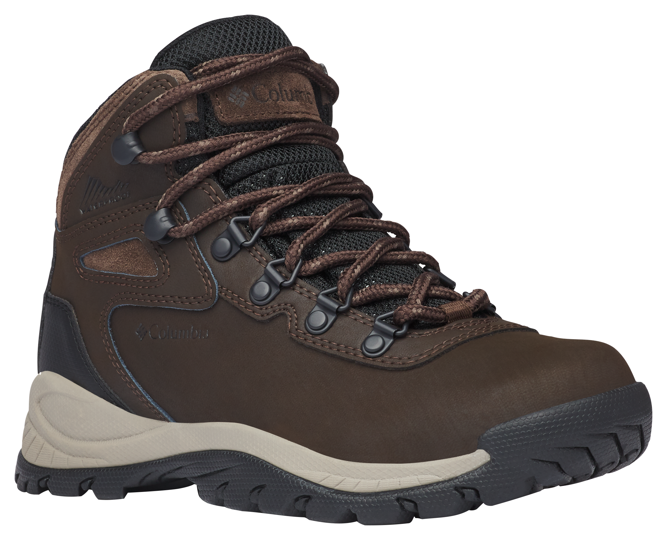 Columbia Newton Ridge Plus Waterproof Hiking Boots for Ladies - Cordovan/Crown Jewel - 6.5M