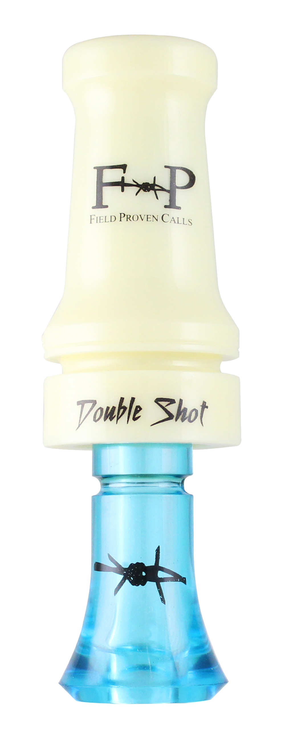 Field Proven Calls Double Shot Poly Duck Call - Ivory/Ice - Field Proven Calls