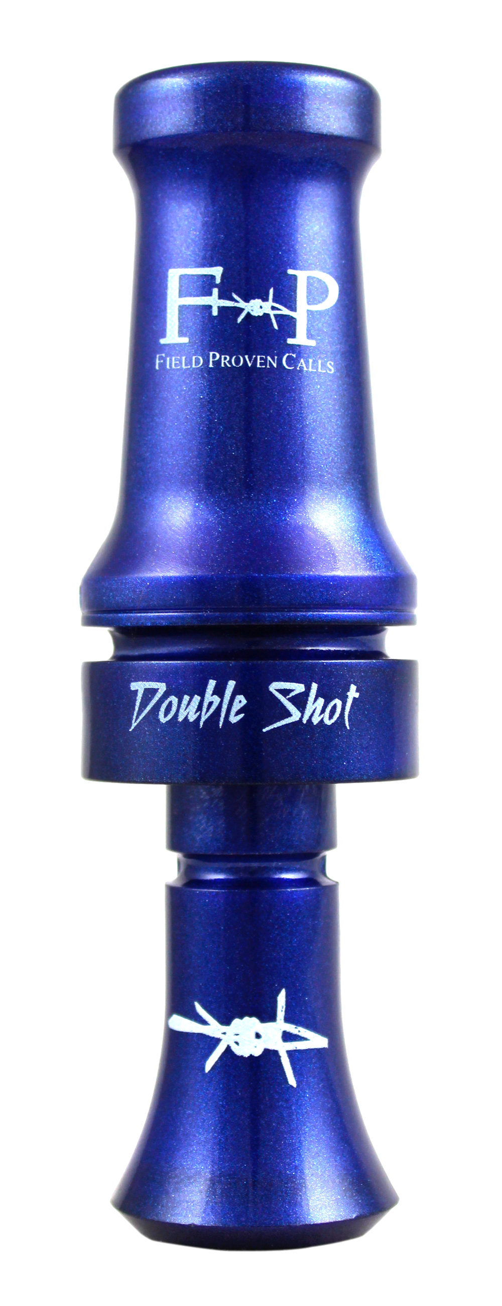 Field Proven Calls Double Shot Poly Duck Call - Blue Pearl
