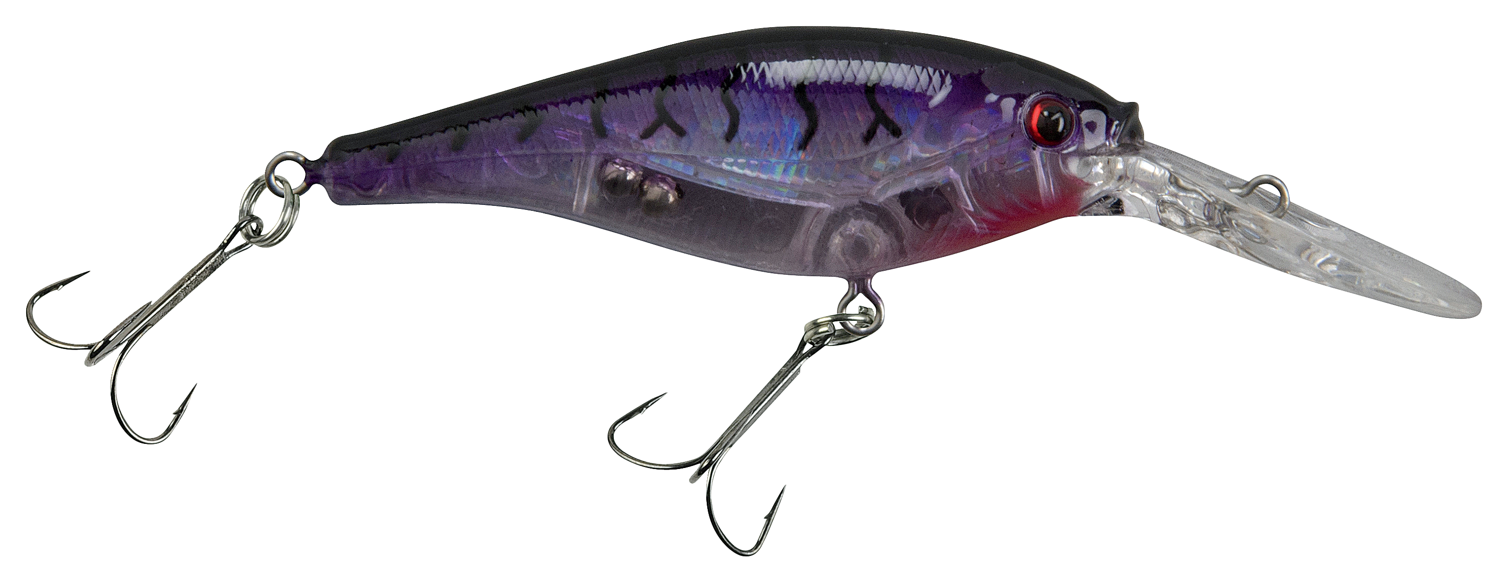 Image of Berkley Flicker Shad Crankbait - 2-3/4' - Flashy Purple Tiger