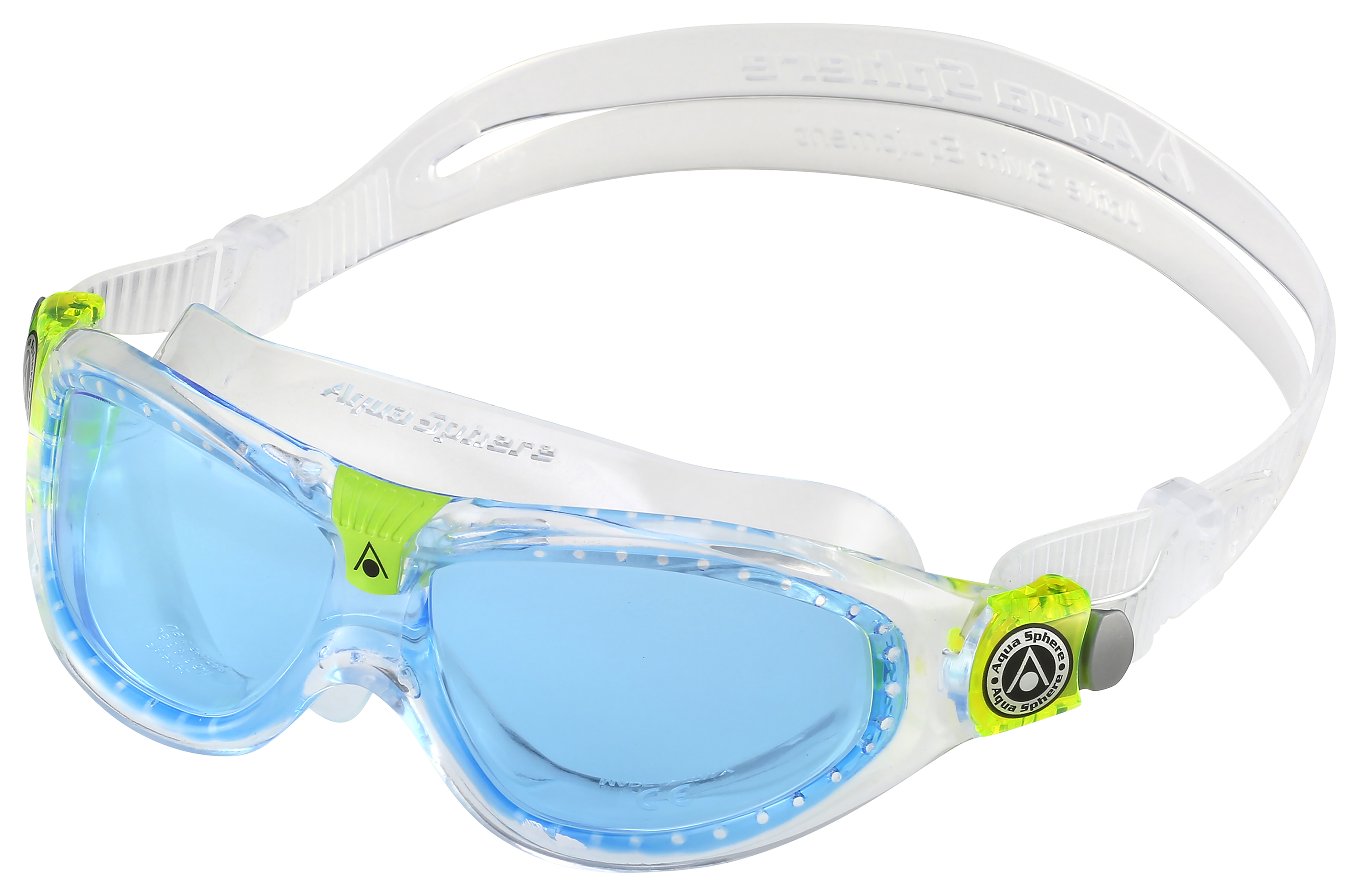 Aqua Lung Aqua Sphere Seal Kid 2 Goggles for Kids - Blue/Clear/Lime