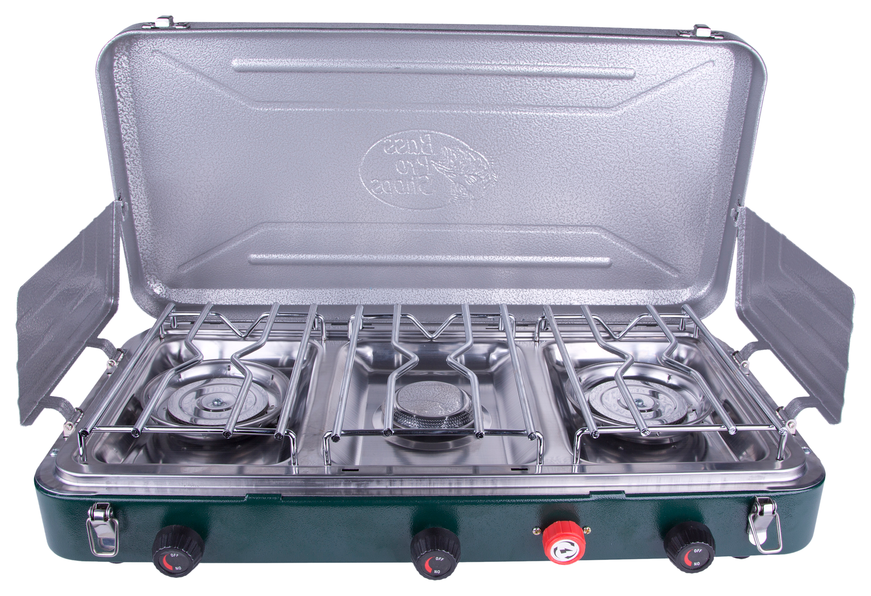 Image of Bass Pro Shops 3-Burner High Output Propane Stove