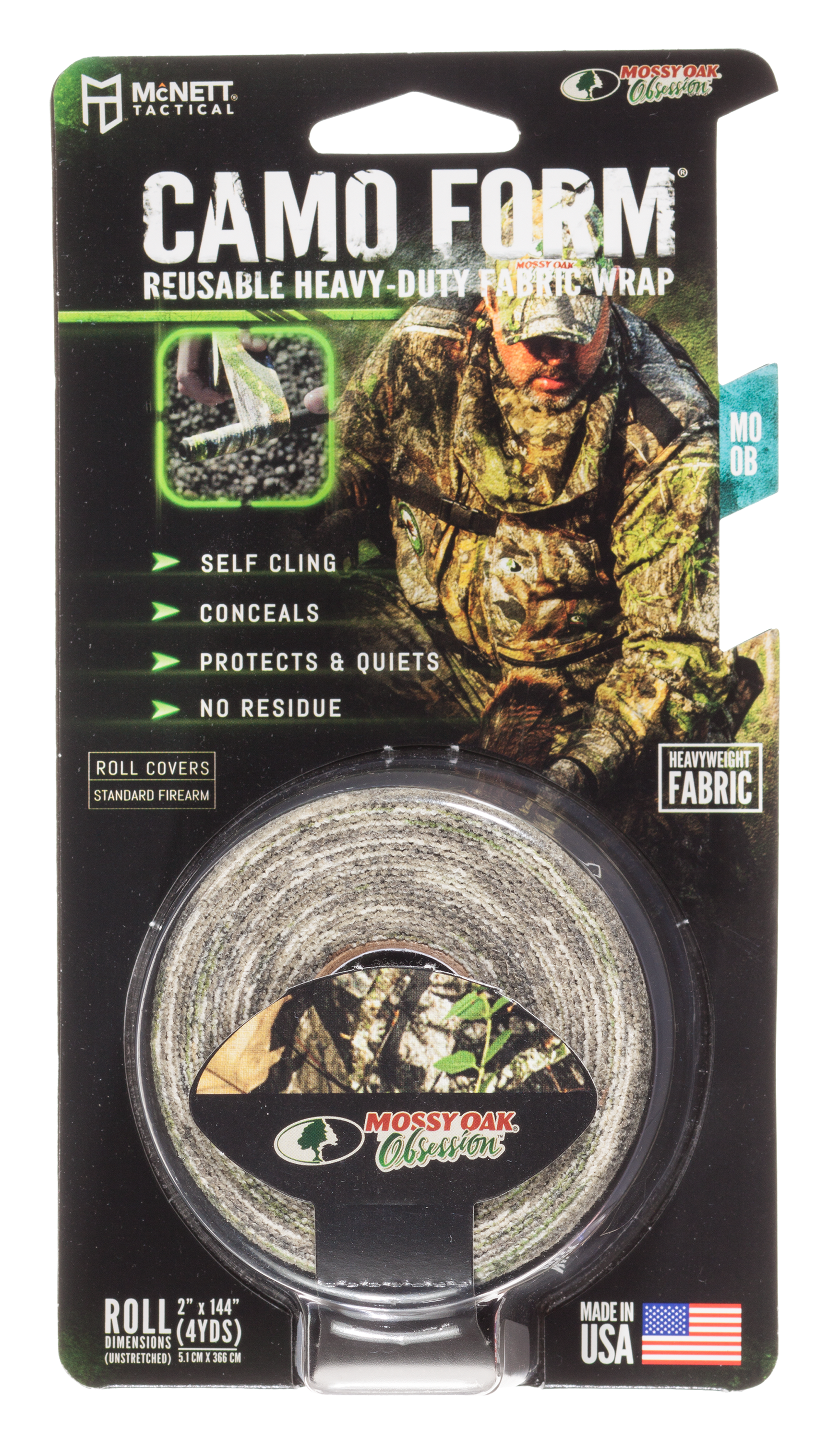 McNett Camo Form Protective Camouflage Wrap - Mossy Oak Obsession - McNett Corporation