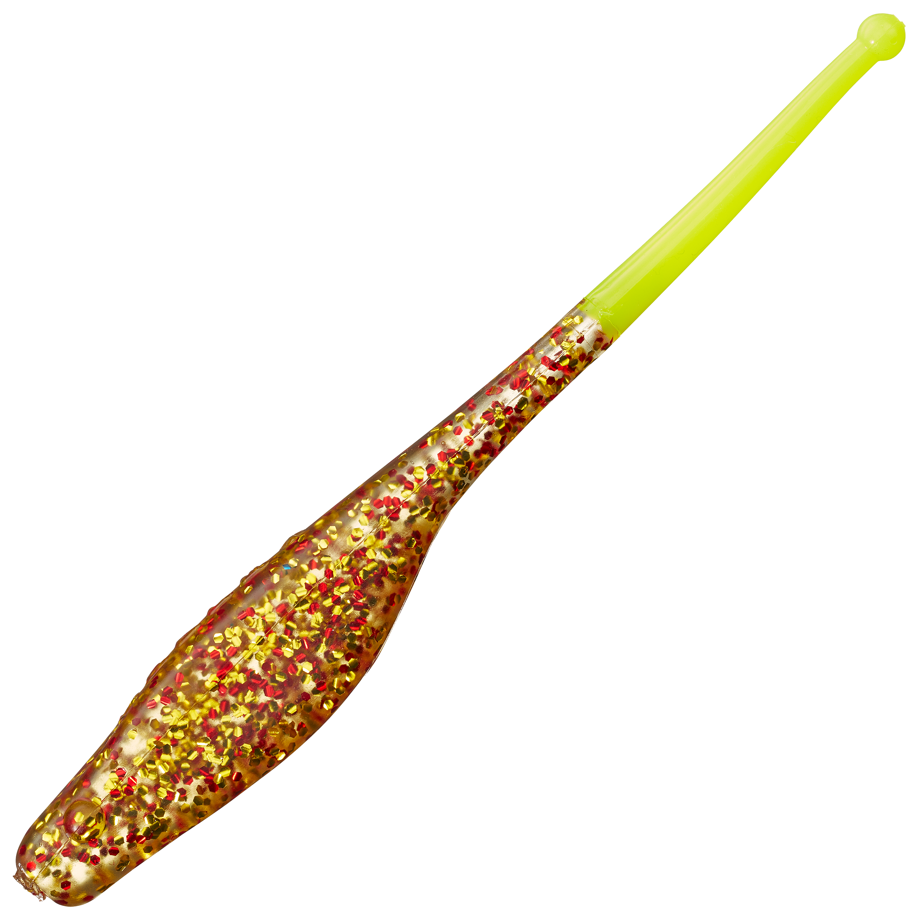 Kwigglers Ball Tail Shad - Honey Gold/Chartreuse