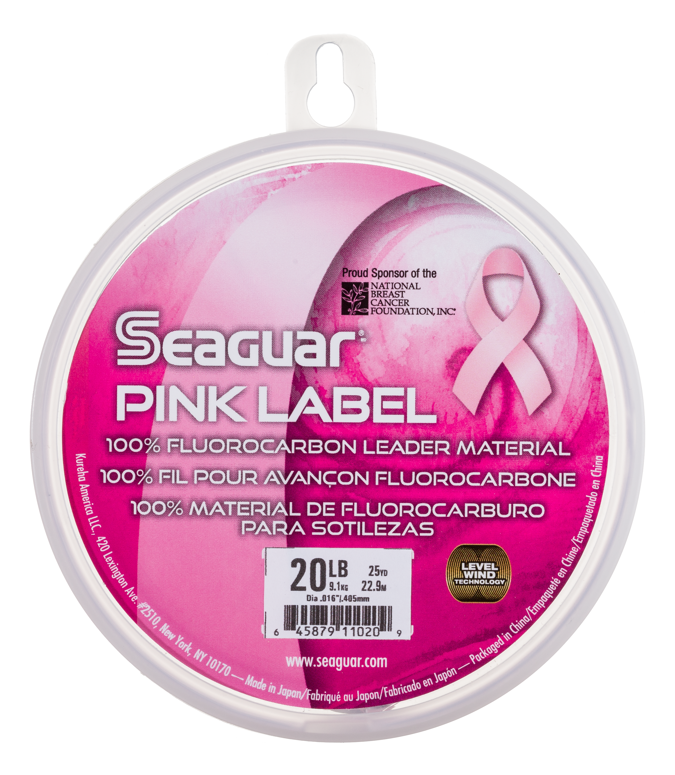 Seaguar Pink Label Fluorocarbon Leader - 100 lb.