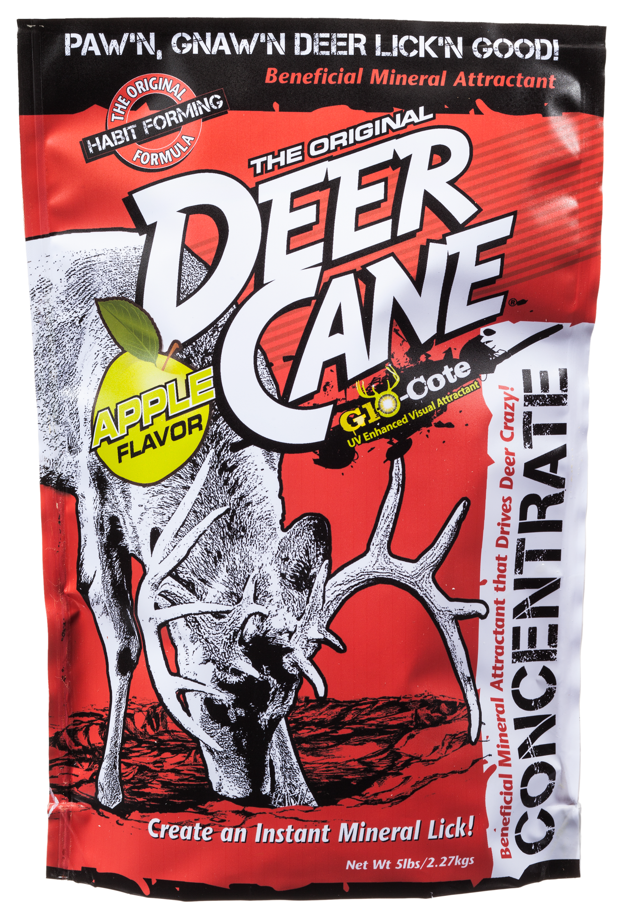 The Original Deer Cane RTH Apple Flavor Deer Attractant Mix with UV