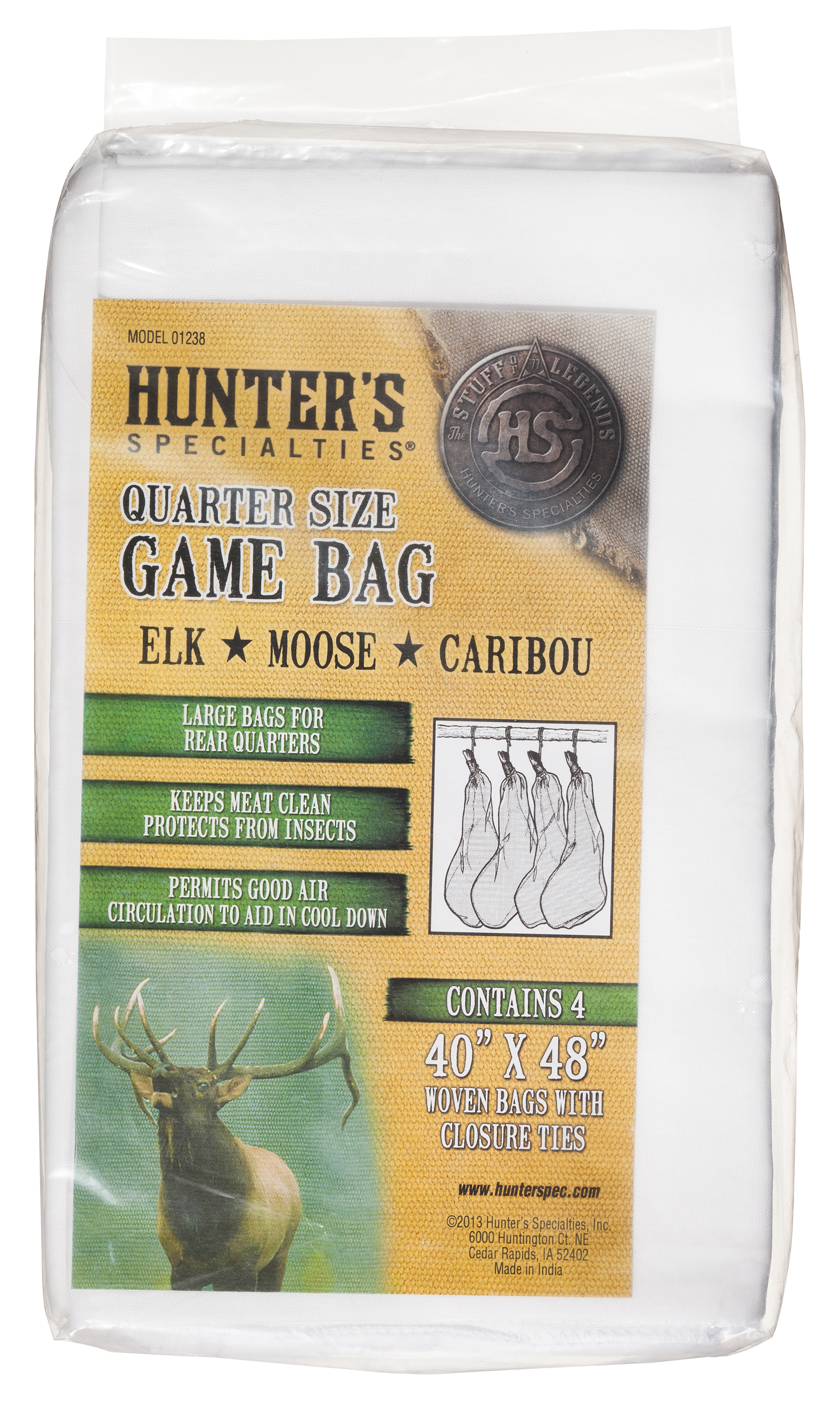 Hunters Specialties Quarter Size Game Bag - 4-Pack - Hunter's Specialties