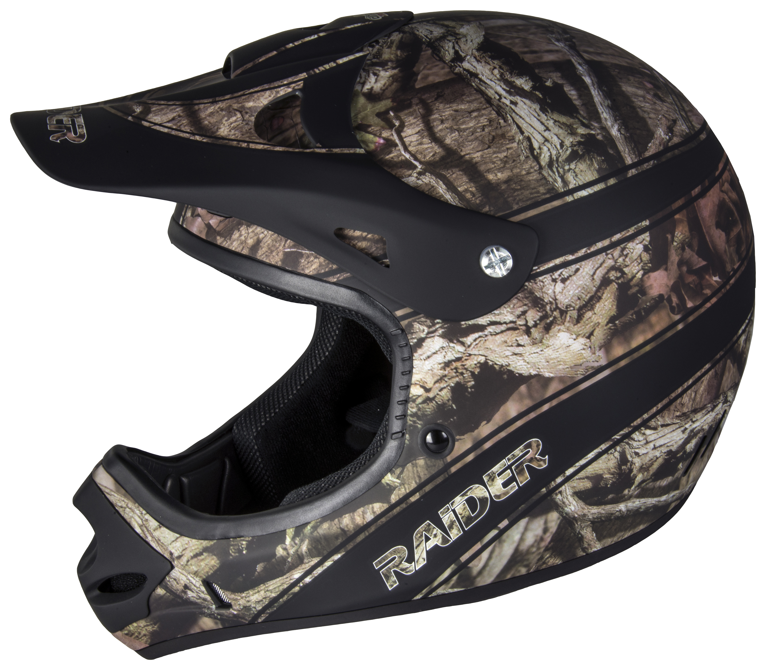 Raider Ambush MX Camo Helmet for Adults - Mossy Oak Break-Up Infinity - 2XL