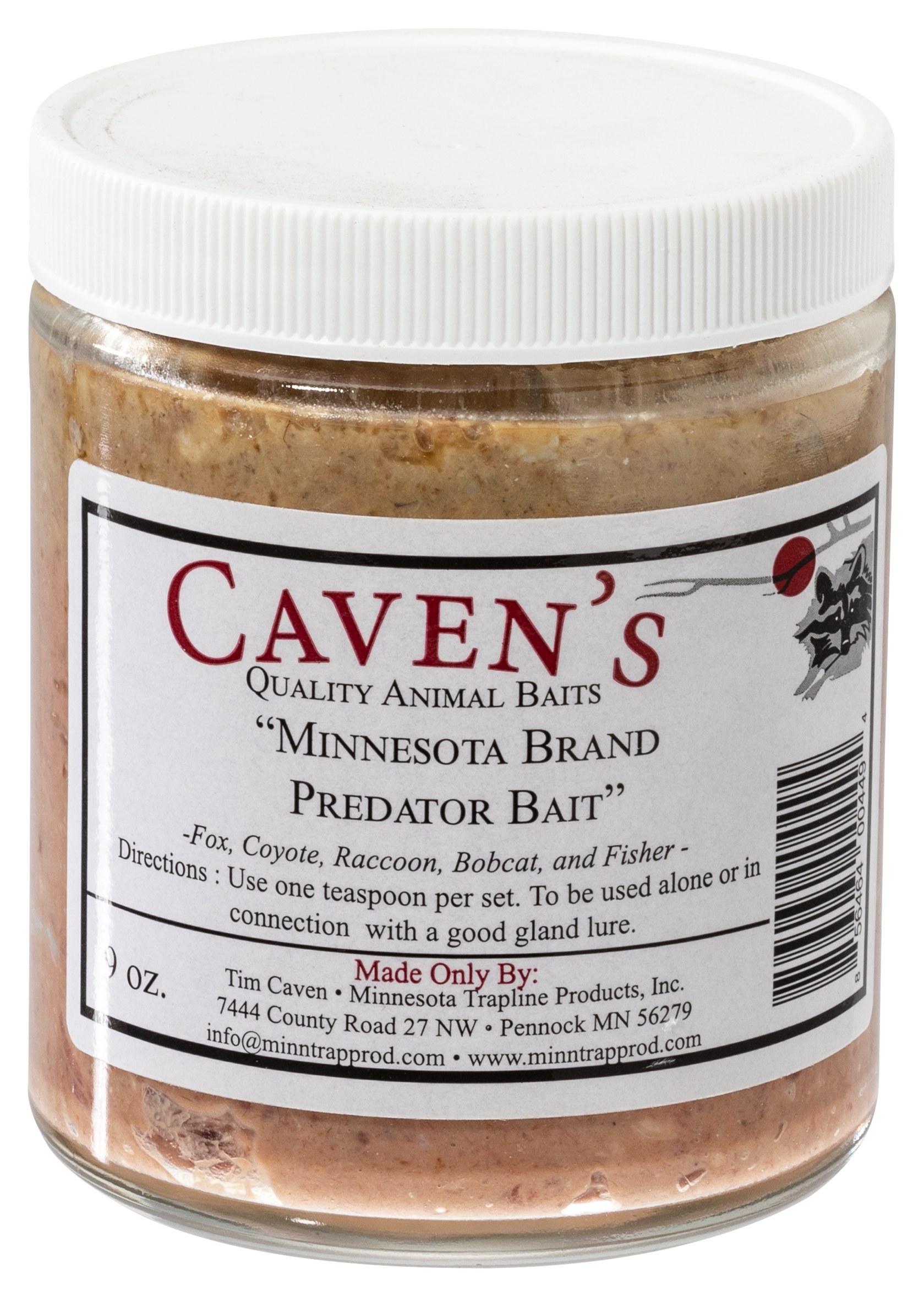 Caven's Minnesota Brand Predator Bait Trapping Lure - Minnesota Trapline