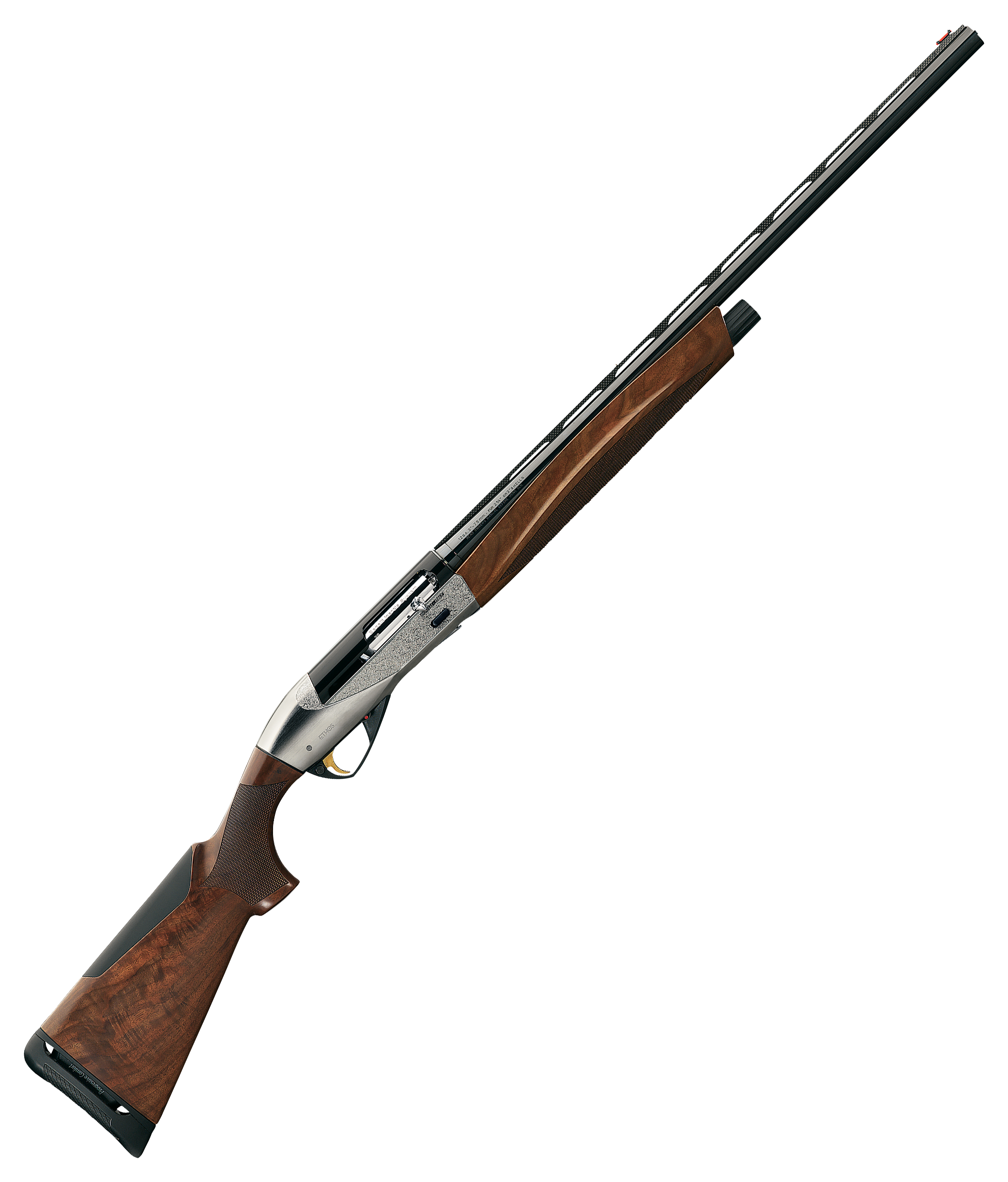 Benelli Ethos SemiAuto Shotgun with Nickel Engraved Receiver  12 Gauge  Blued