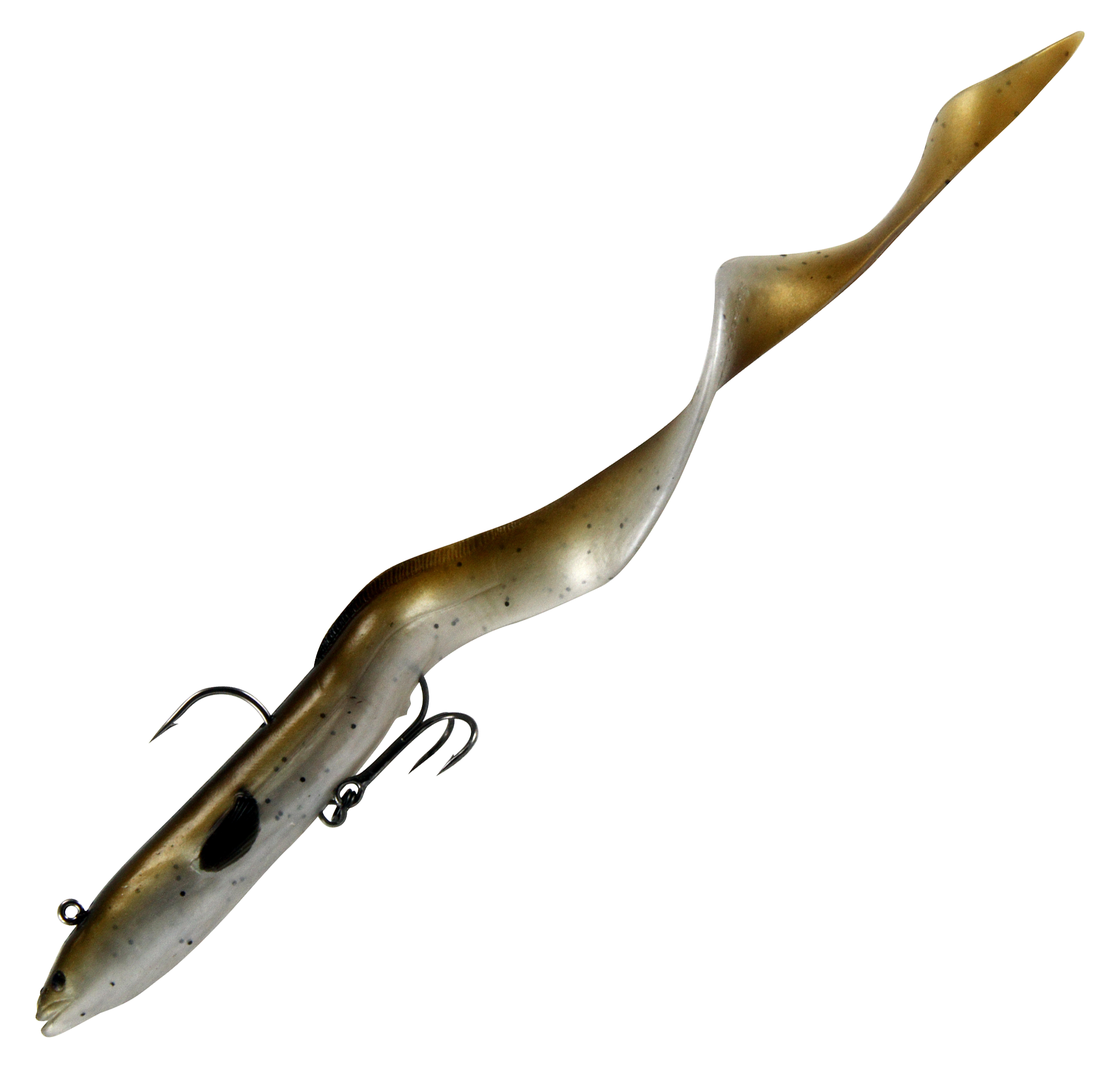 Savage Gear Real Eel Pre-rigged - 8 - Olive Brown Pearl