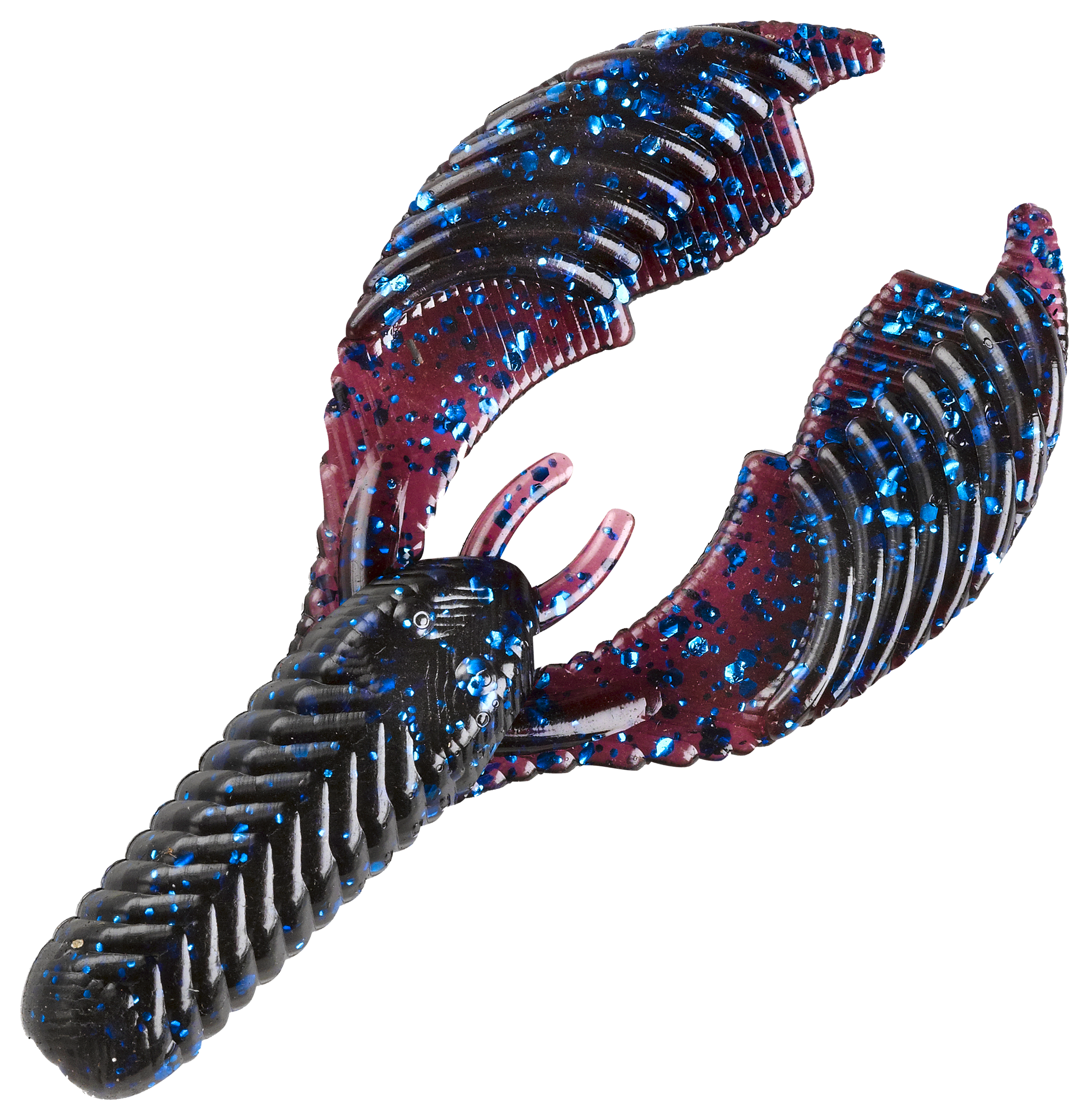 Image of YUM Craw Chunk - Blue Fleck - 2-3/4'