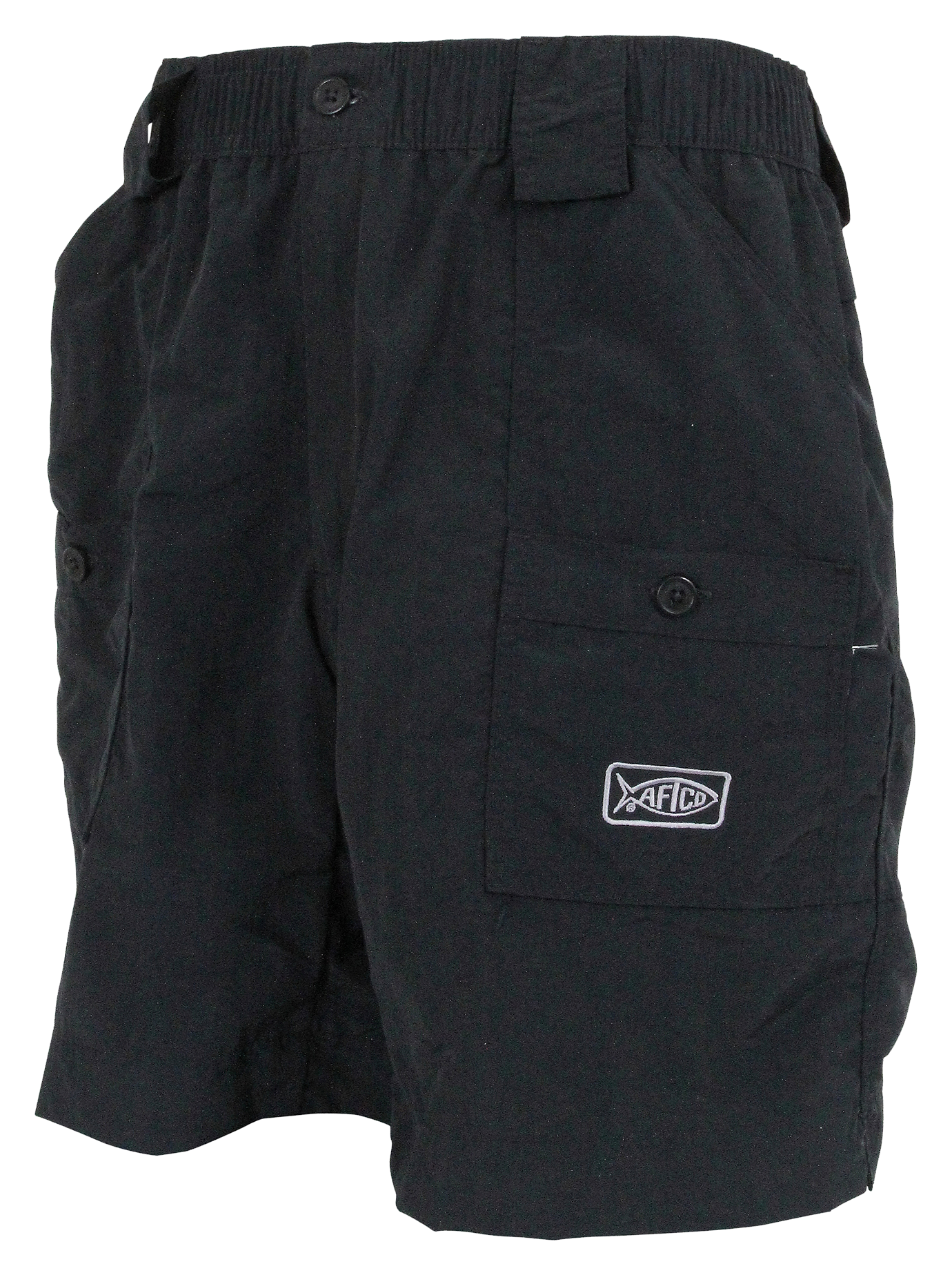 AFTCO Original Long Fishing Shorts for Men - Black - 36