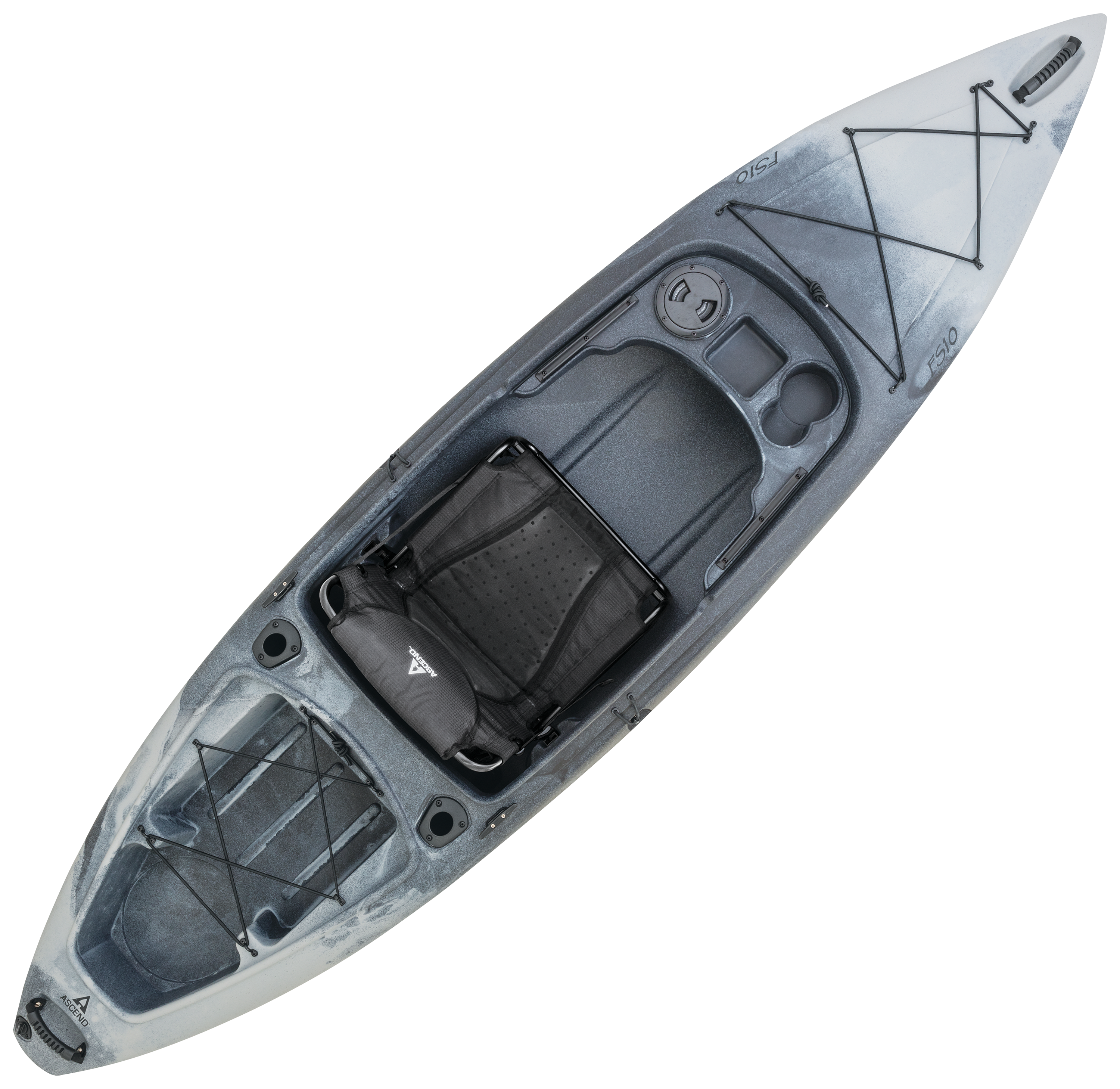 Image of Ascend FS10 Sit-In Angler Kayak - Titanium