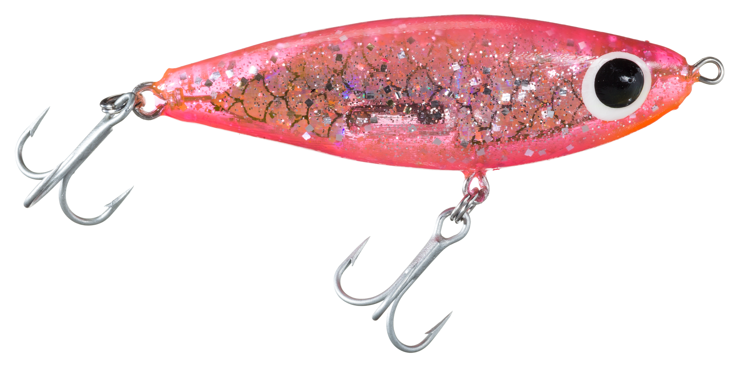 Paul Browns Soft-Dine XL Suspending Twitchbait - Pink Silver - 3-1/4