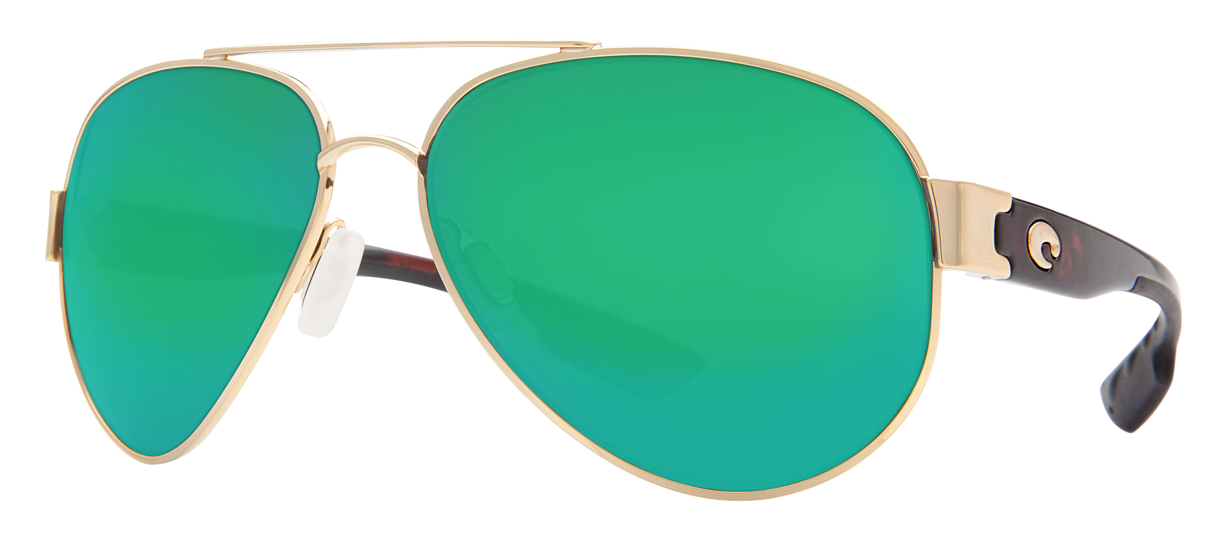 Costa Del Mar South Point 580P Polarized Sunglasses - Gold/Green Mirror - S