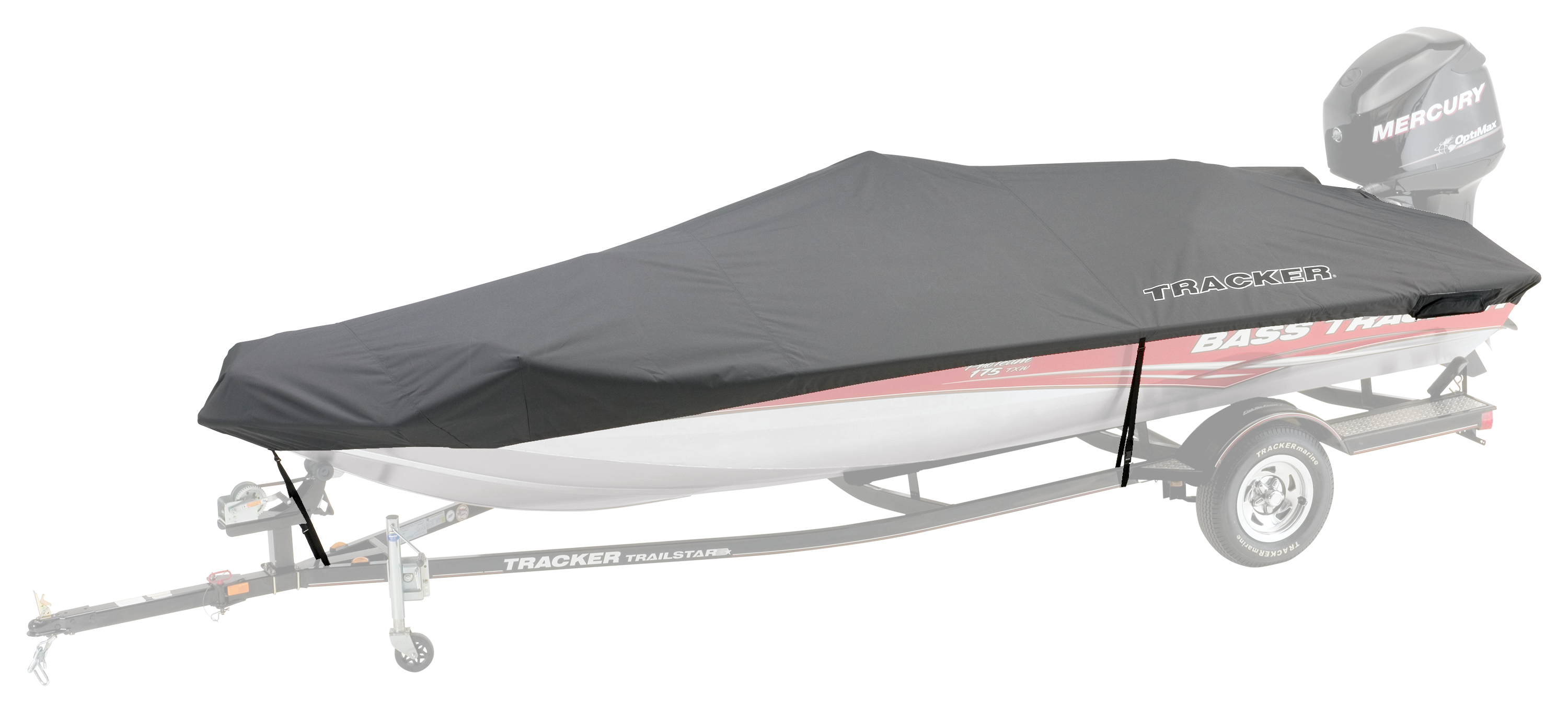 Image of Bass Pro Shops TRACKER Factory Fit Boat Cover by Dowco - Pro Team 175 TXW - Side Console