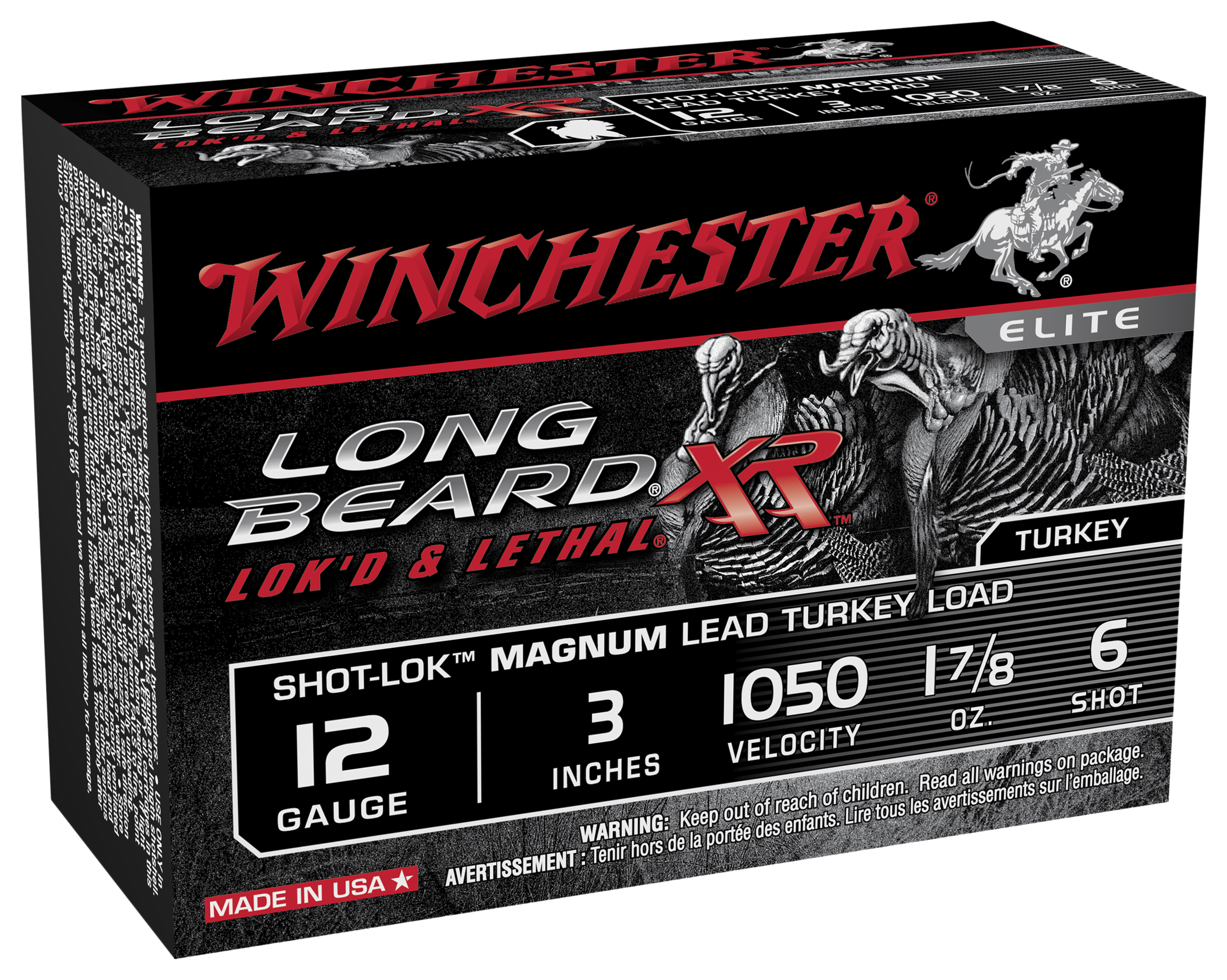 Winchester Long Beard XR Magnum Turkey Shotshells - #4 Shot - 1-7/8 oz. - Winchester