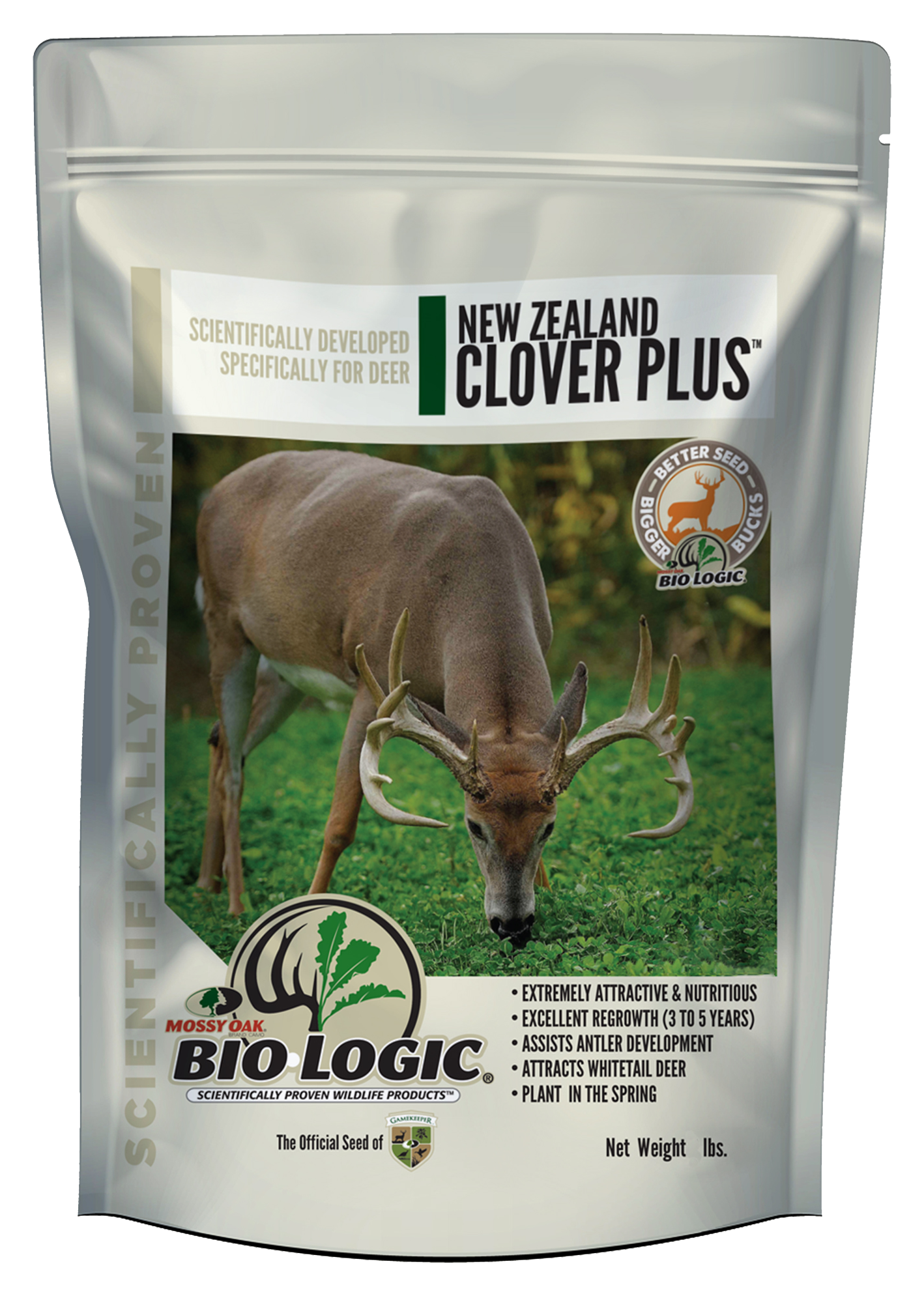Mossy Oak BioLogic Clover Plus Wild Game Seed - 50 lbs