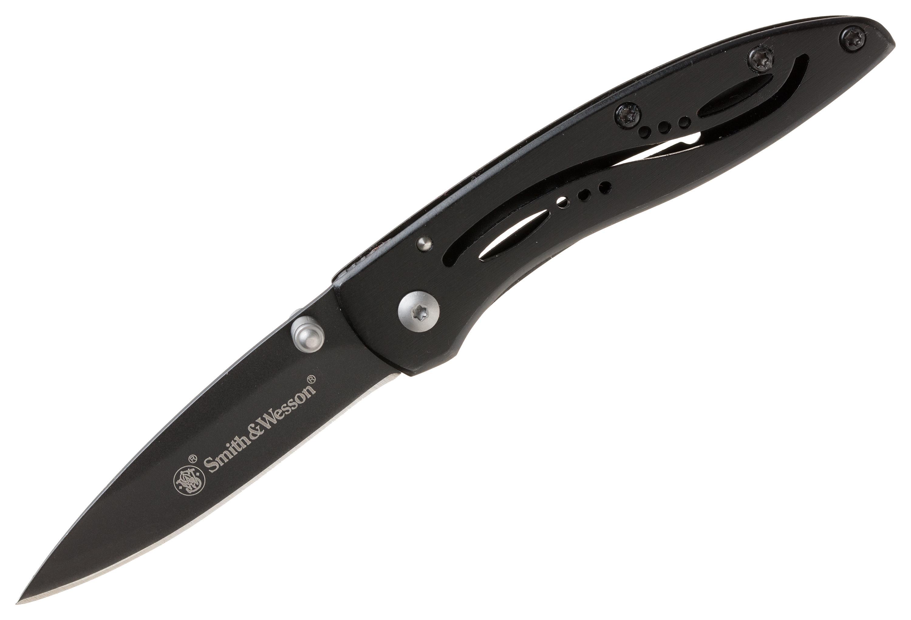 Smith &Wesson Frame Lock Drop Point Folding Knife - Smith & Wesson