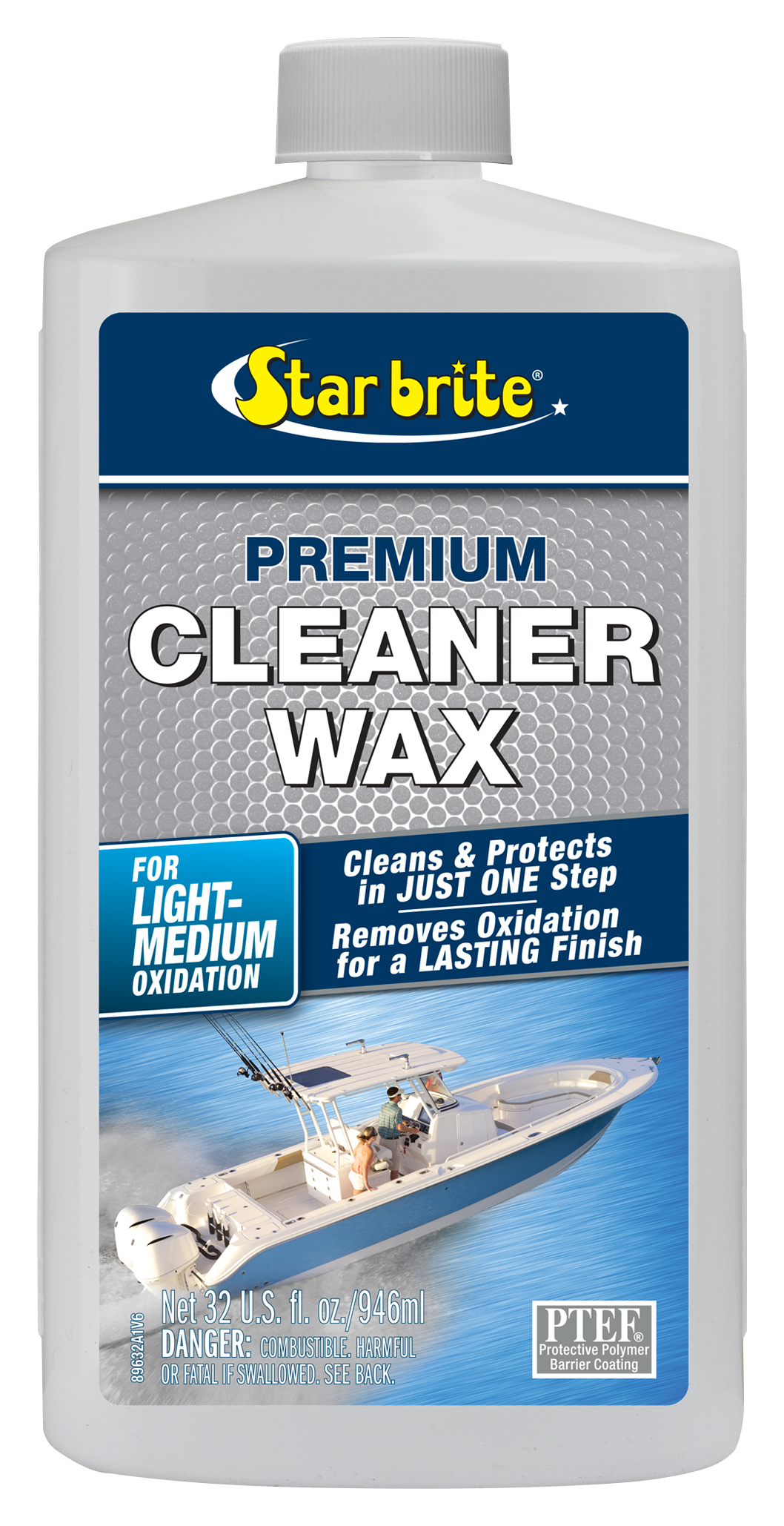 Star brite One Step Heavy Duty Cleaner Wax with PTEF - 32 oz.