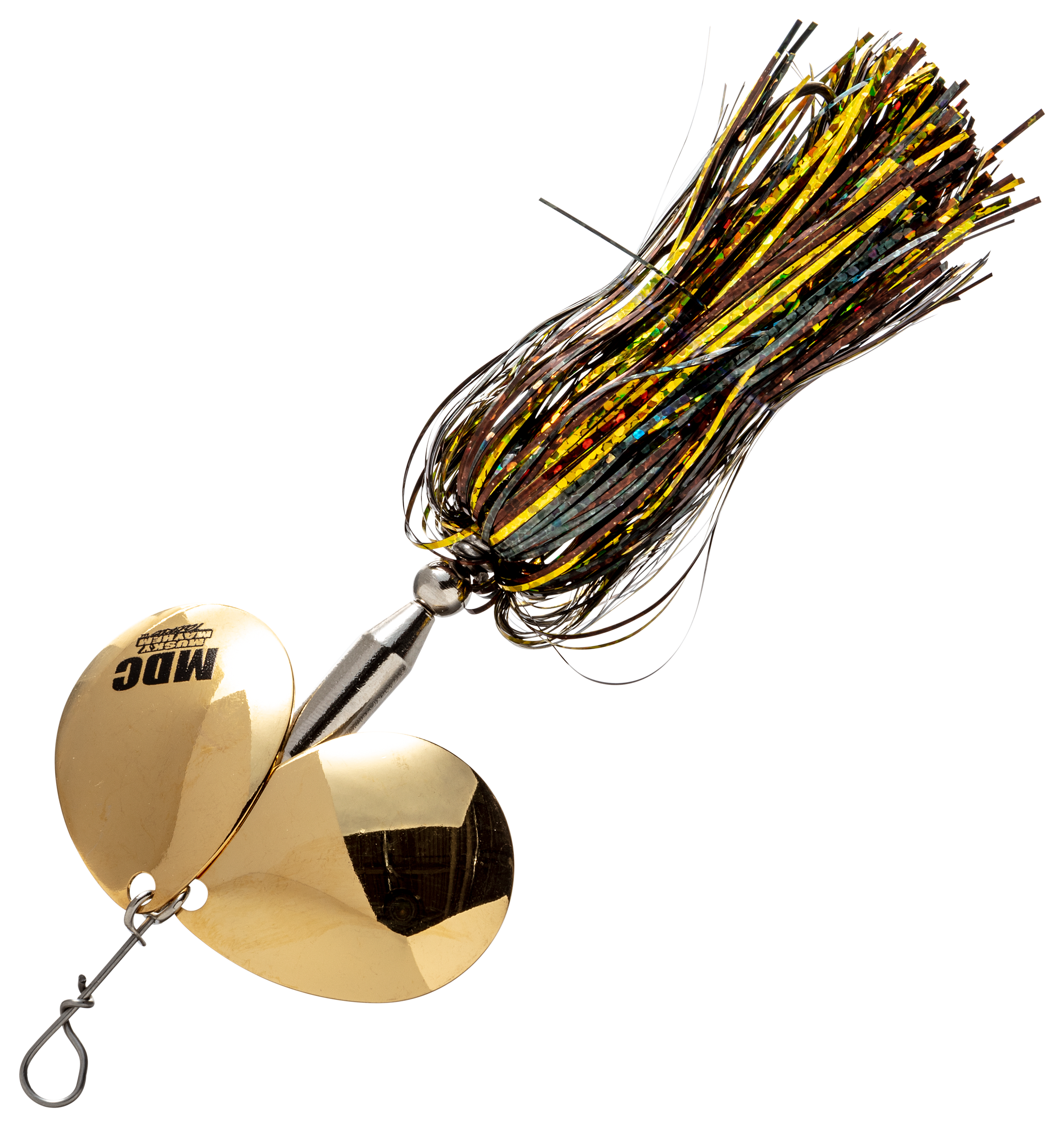 Musky Mayhem Tackle Micro Double Cowgirl Spinner - 3/4 oz. - South Mouth Ba