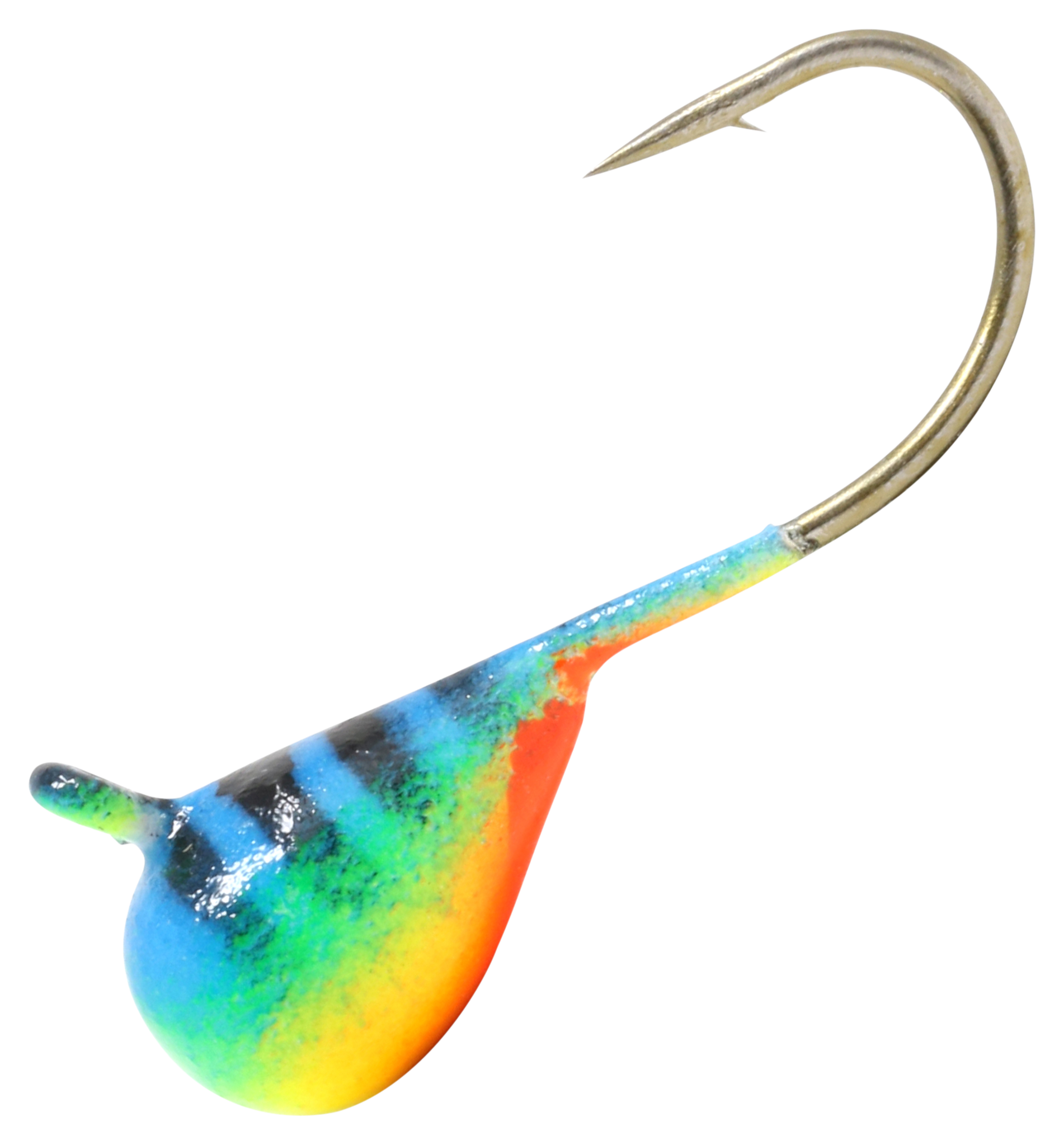 Clam The Drop Jig XL - 1/32 oz. - Chartreuse/Blue Glow Bar