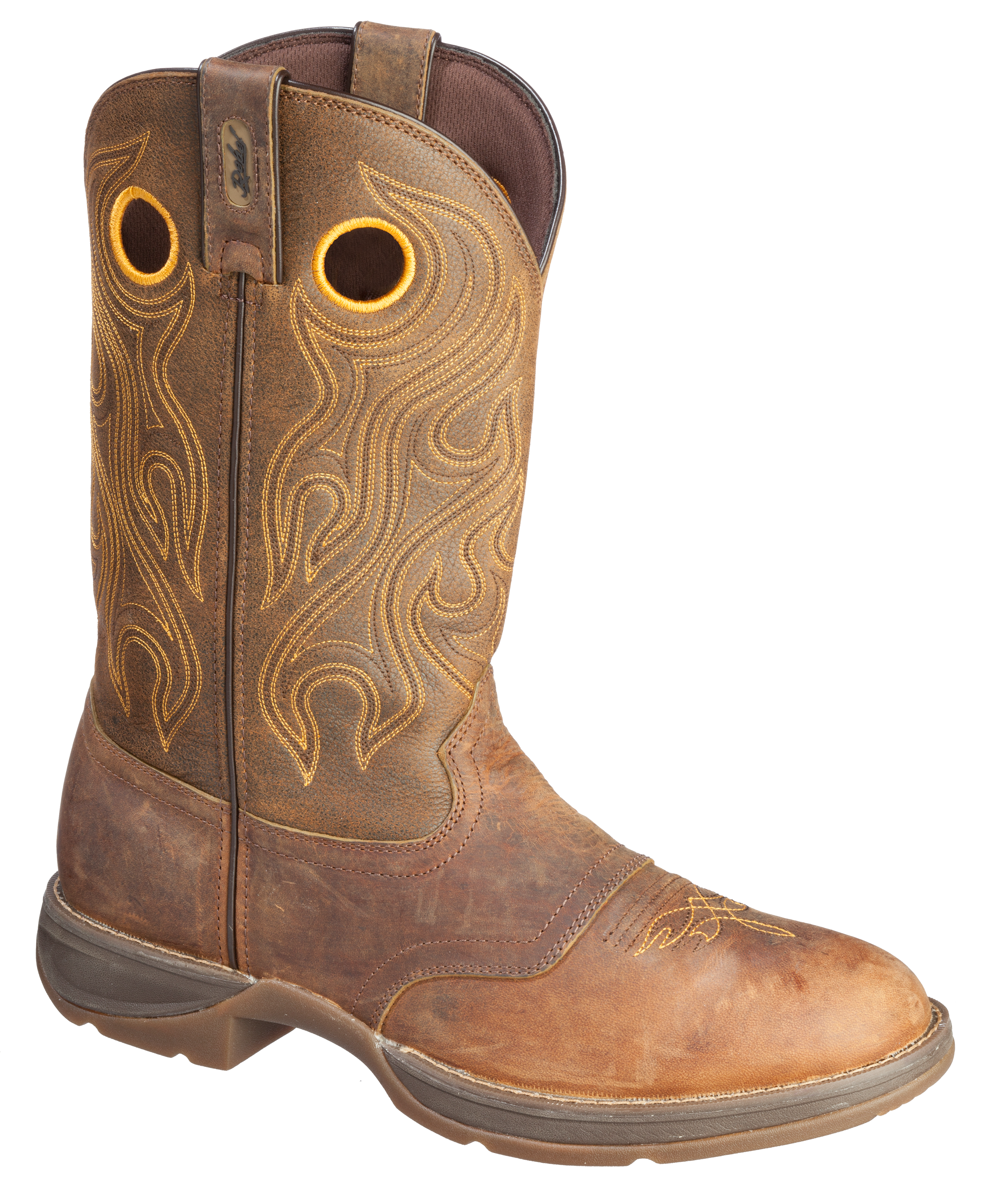 Durango Durango Rebel Saddle Western Boots for Men - Dark Brown - $170.99 at Cabela's Program
