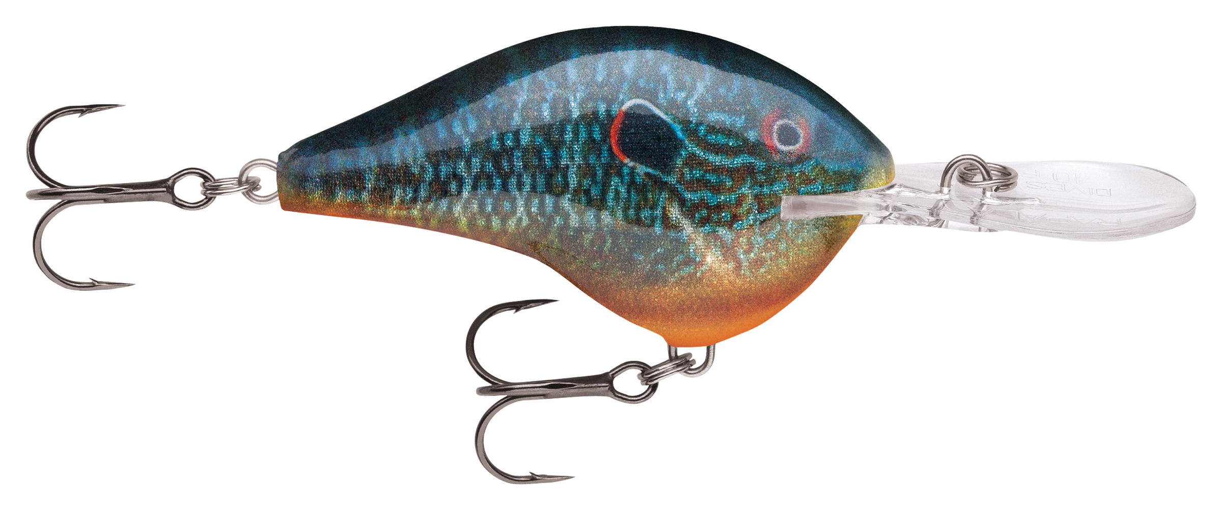 Image of Rapala DT Dives-To Series Crankbait - Live Pumpkinseed - 2-1/4″ - 3/5 oz. - 10'