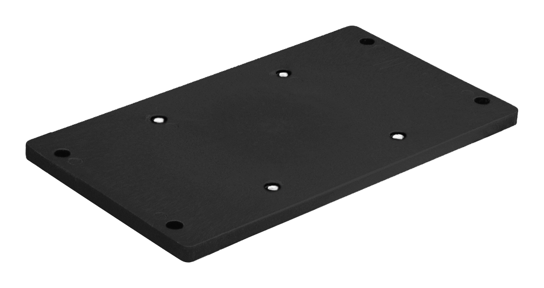 Wise Plastic Universal Mounting Plate - Black