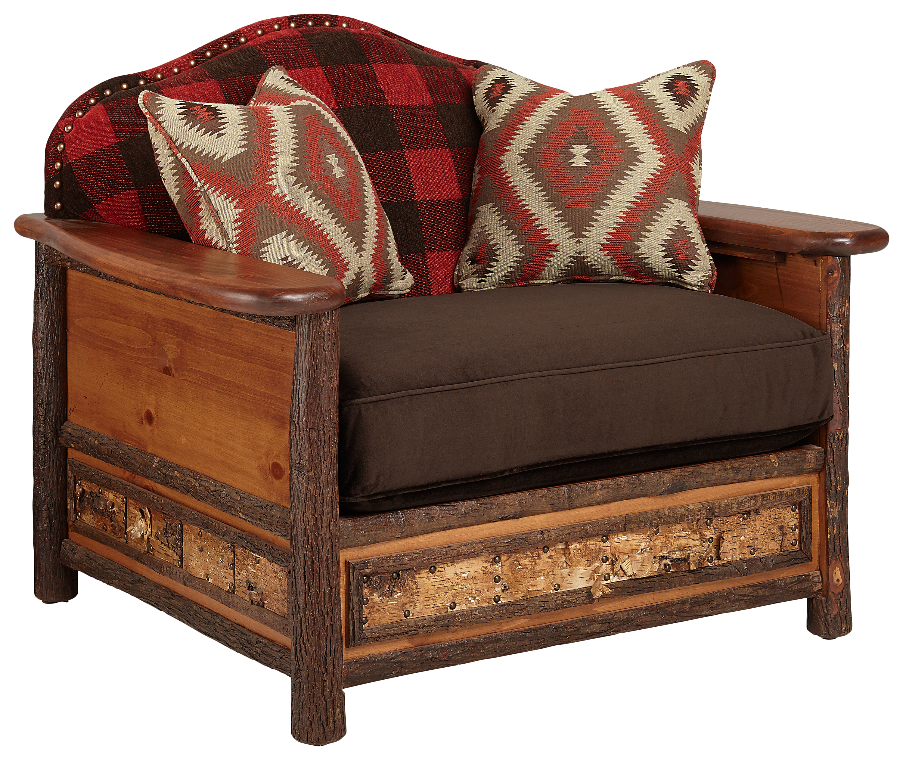 Image of Old Hickory Furniture Woodland Living Room Furniture Collection - Chair