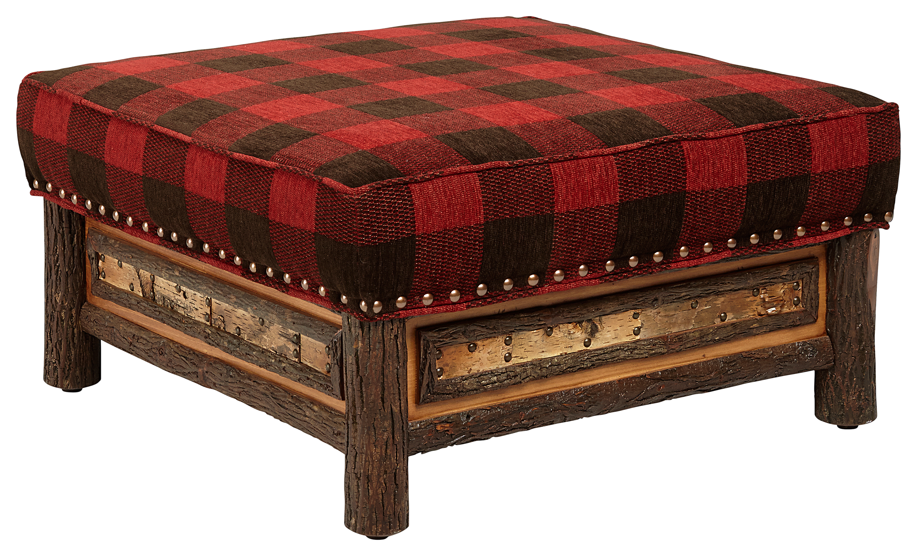 Old Hickory Furniture Woodland Living Room Furniture Collection - Ottoman