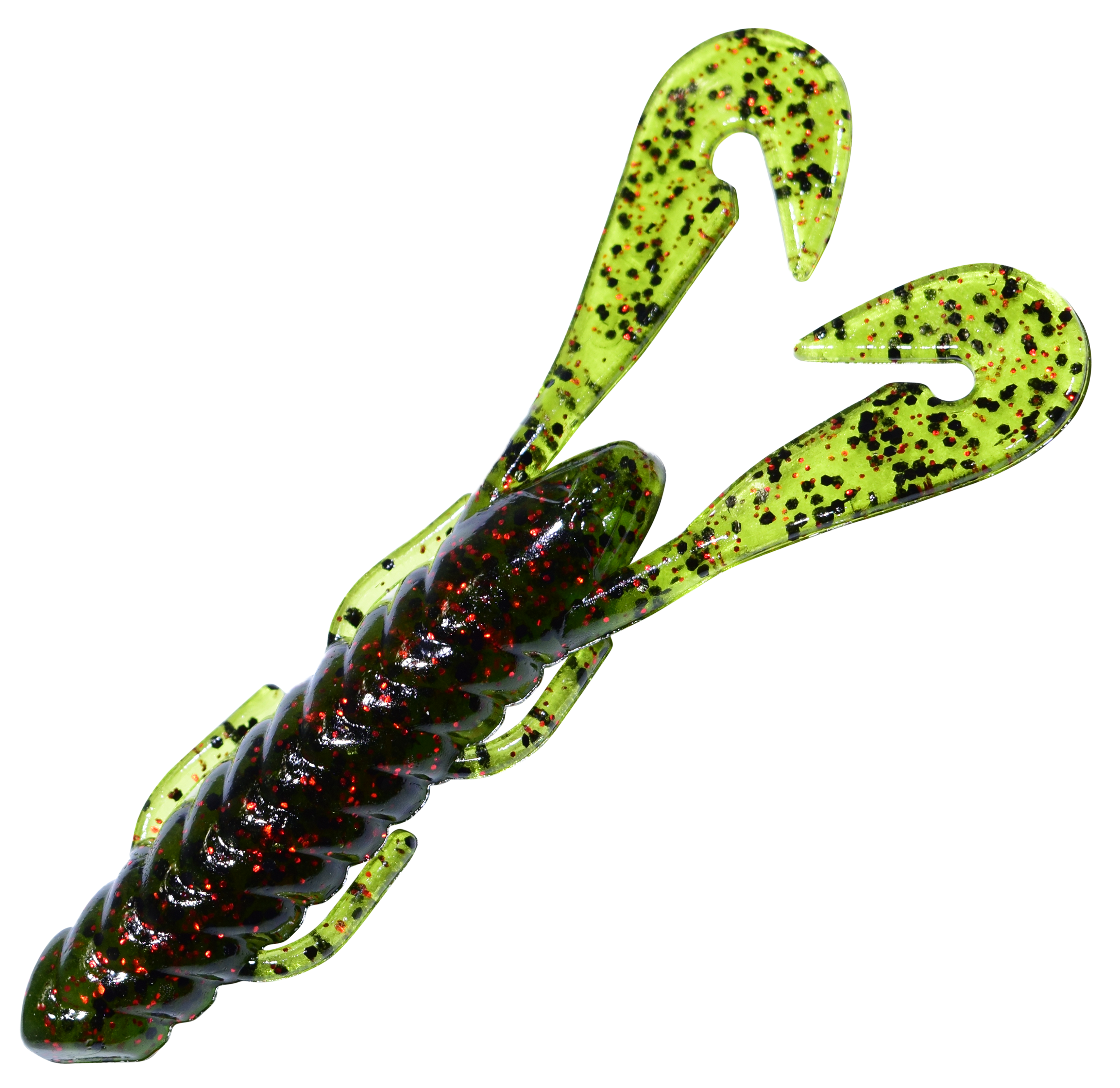 Image of Gambler Burner Craw - 4″ - Watermelon/Red Flake