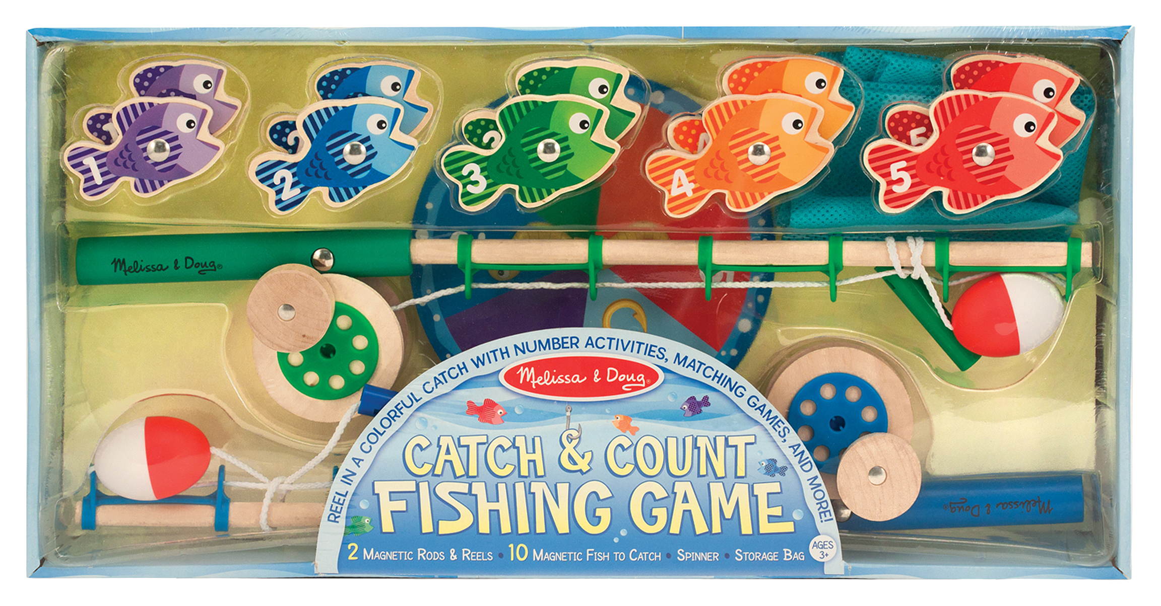 Image of Melissa &Doug Catch and Count Fishing Game Play Set