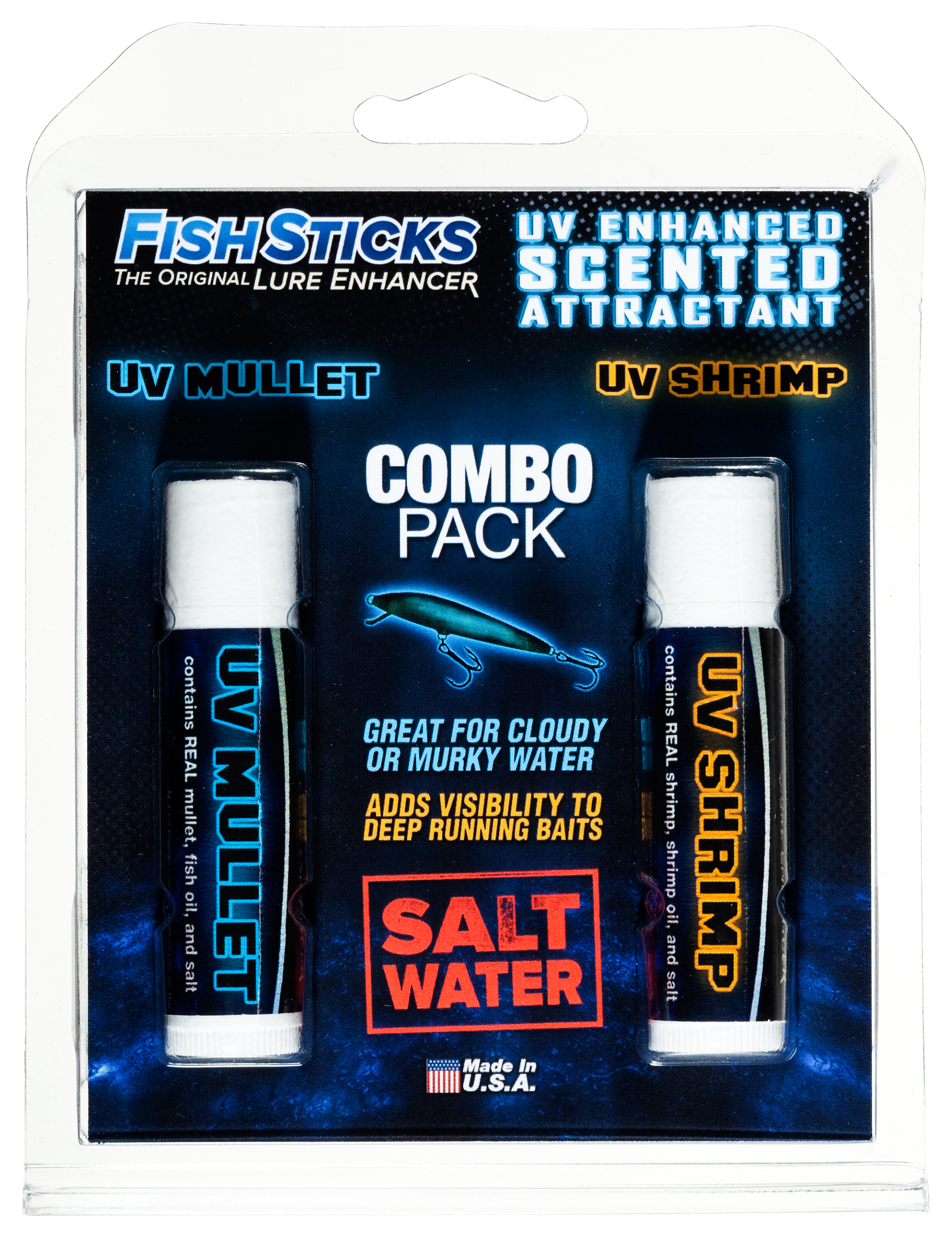 FishSticks Lure Enhancer Saltwater UV Combo Pack
